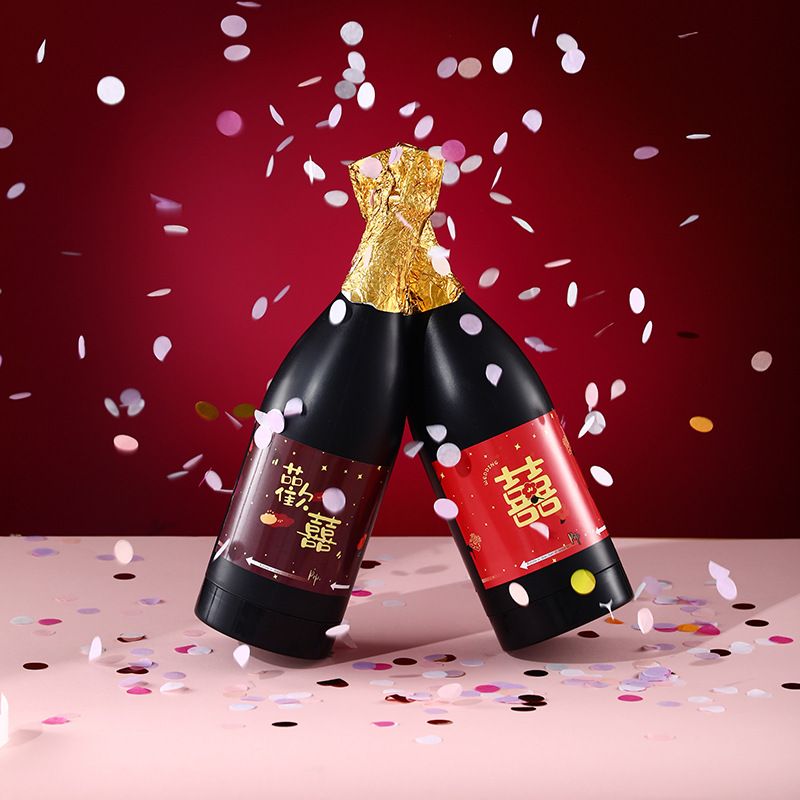 The popular champagne color cannon for wedding ceremonies, wedding celebrations, bars, holding wine bottles, champagne fireworks, and spray flower tubes details Picture