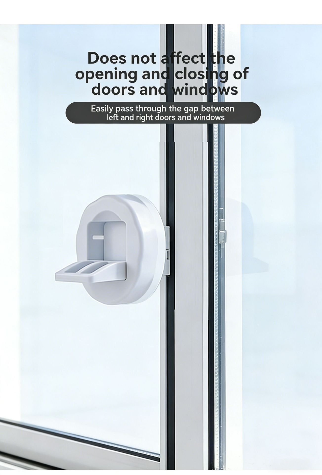 F34-D-66 Door and window lock, children's safety lock, sliding door lock, wardrobe children's safety lock, sliding door lock detail image 1
