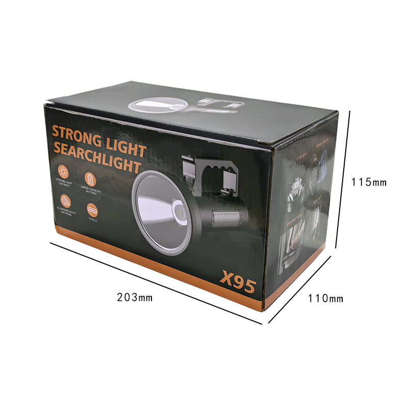 Linterna portátil de aleación de aluminio X95 linterna láser blanca recargable linterna de luz fuerte linterna de trabajo portátil linterna doméstica al aire libre pic 17