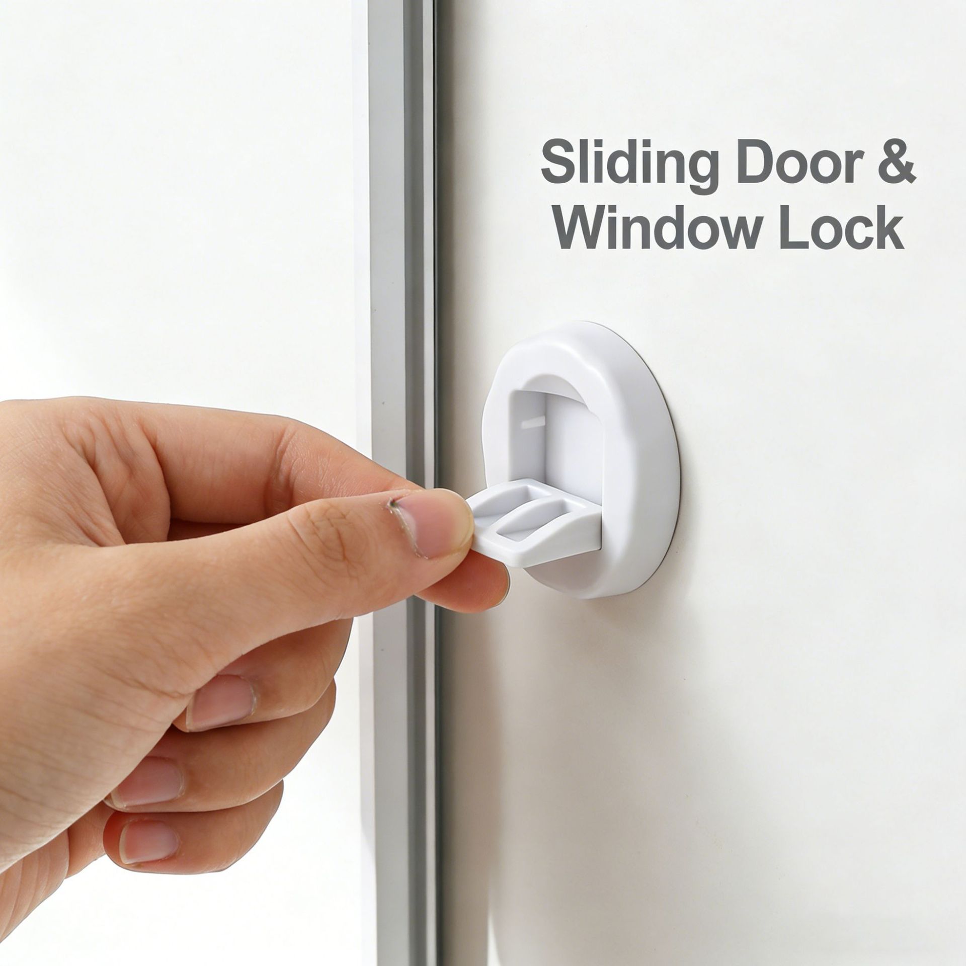 F34-D-66 Door and window lock, children's safety lock, sliding door lock, wardrobe children's safety lock, sliding door lock