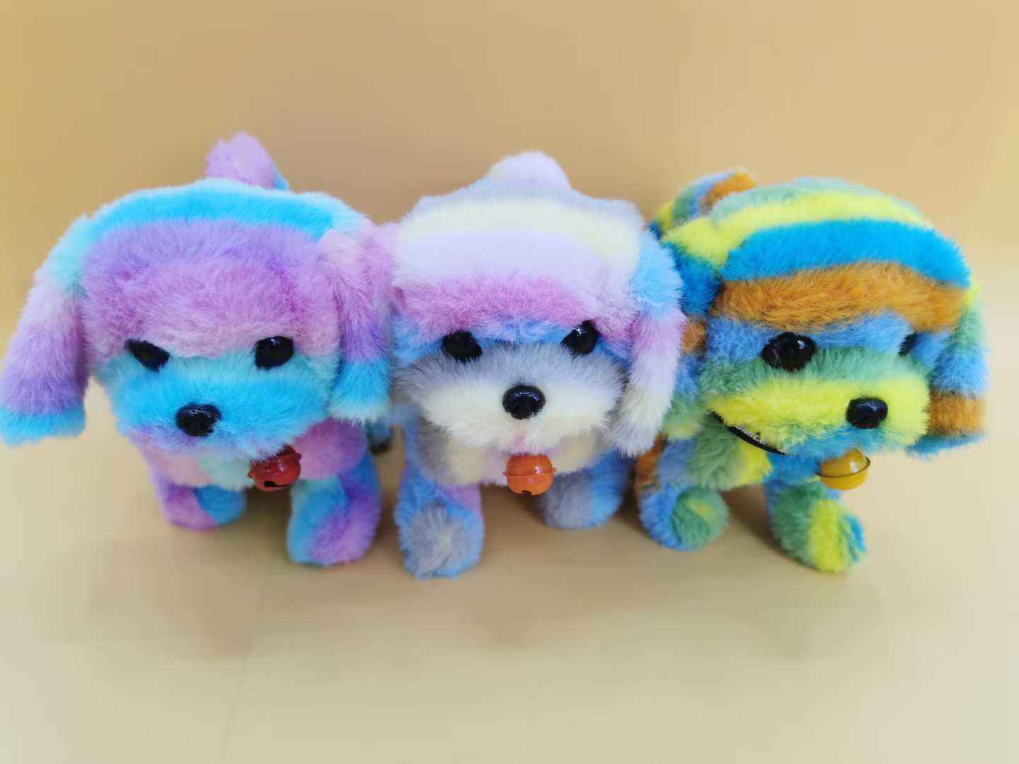A realistic electric pet puppy that breathes, wags its tail and barks like a dog. Plush toys for home decoration, stress-relieving and companionship, popular online ornaments