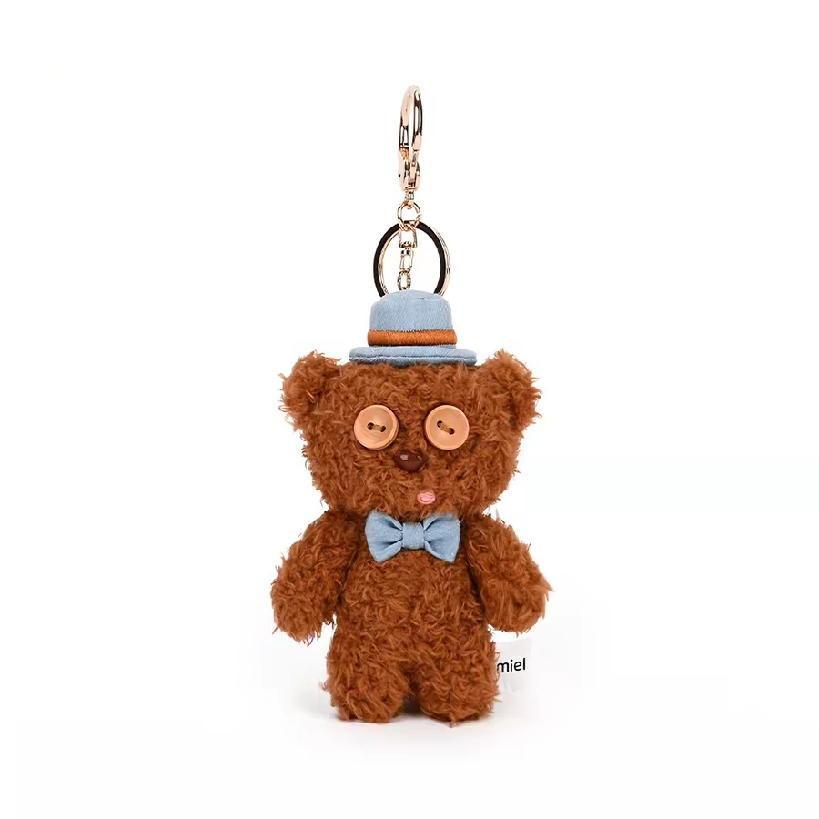 Global Official new Minions series Gentleman Tim Bear plush pendant bag Pendant keychain