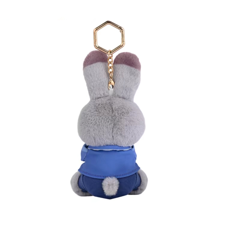 Disney official Judy doll pendant, Zootopia doll keychain, plush toy bag pendant Specification image