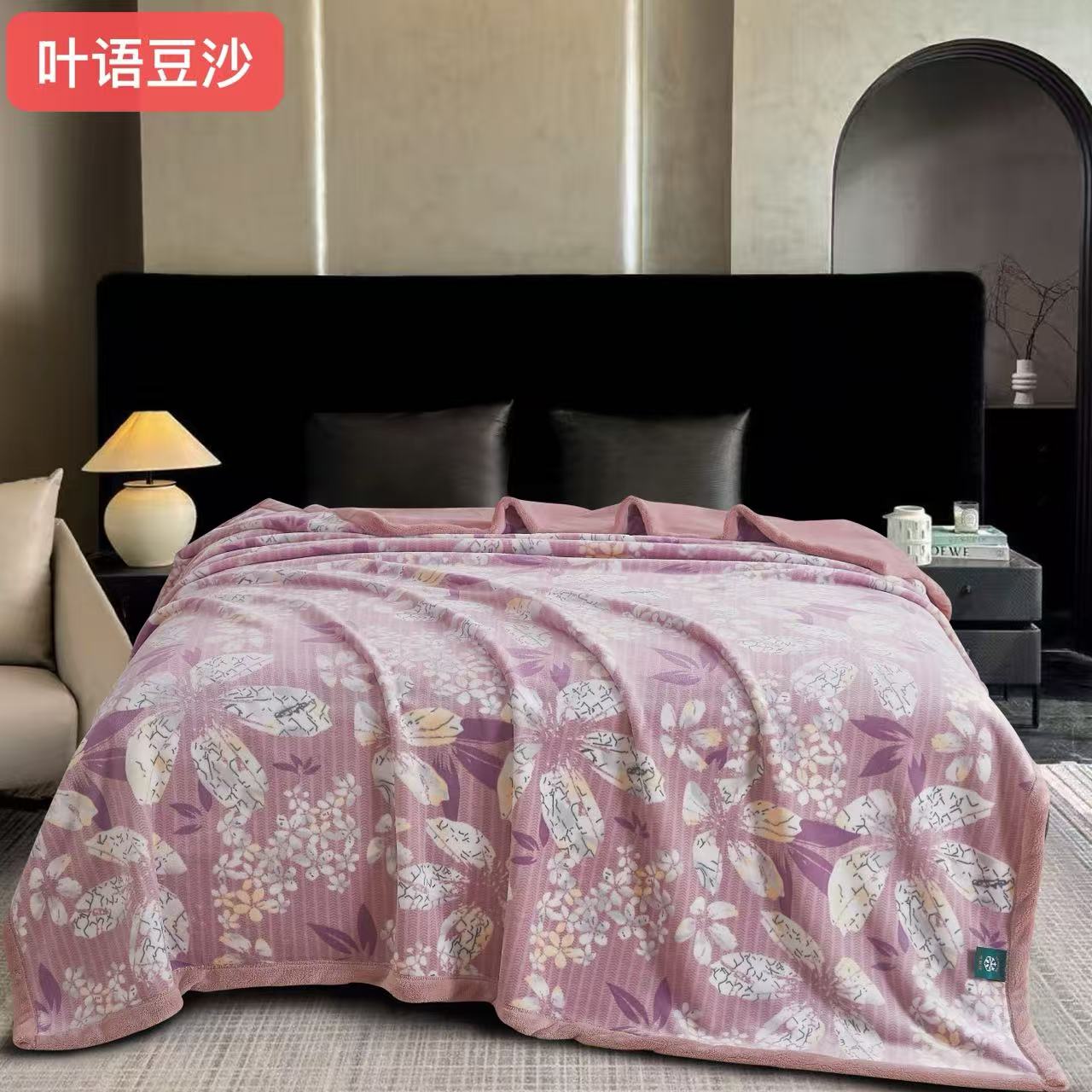 New 2026 snow cotton velvet blanket, thickened composite anti-static cloud blanket, single-layer AB version, all-season multi-purpose craft blanket, gift blanket Specification image