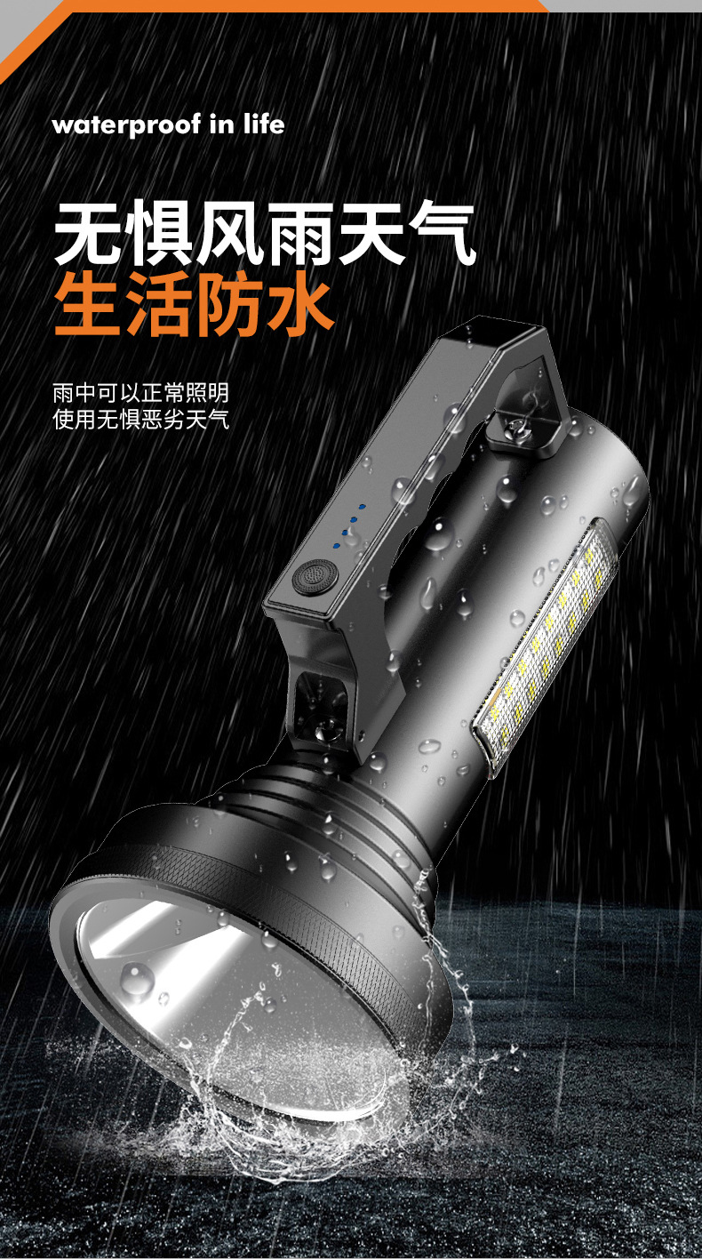 Linterna portátil de aleación de aluminio X95 linterna láser blanca recargable linterna de luz fuerte linterna de trabajo portátil linterna doméstica al aire libre pic 10