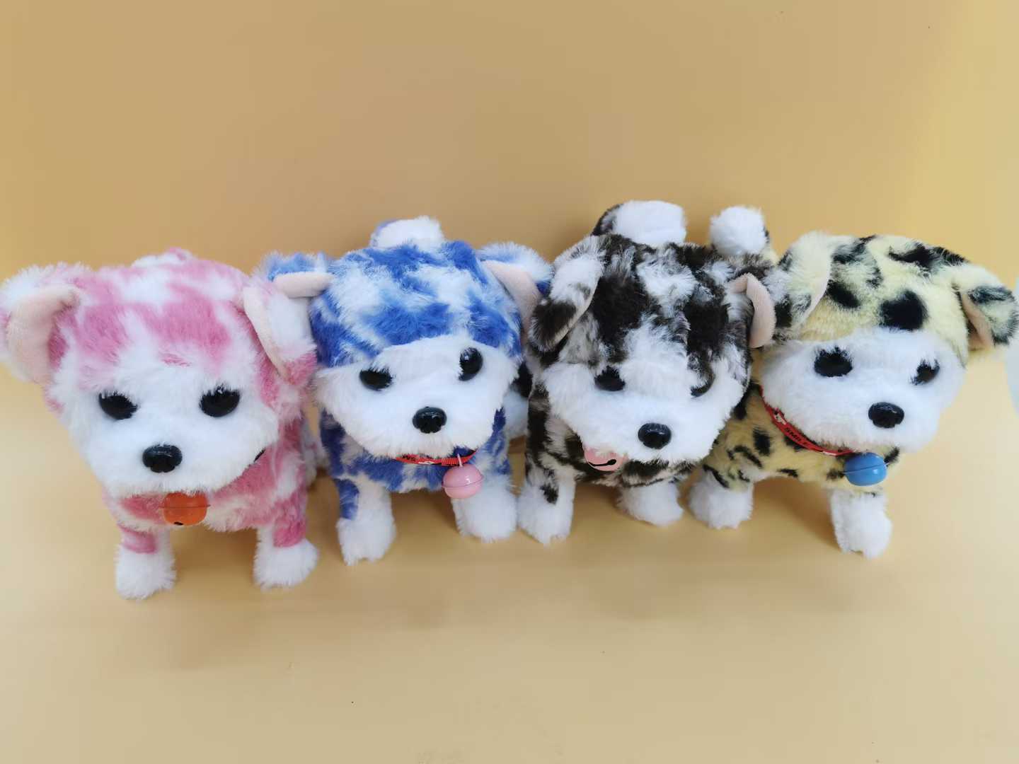 A cute and heartwarming dog that can breathe, wag its tail and bark, an electric plush toy for home desktop decoration and as a gift