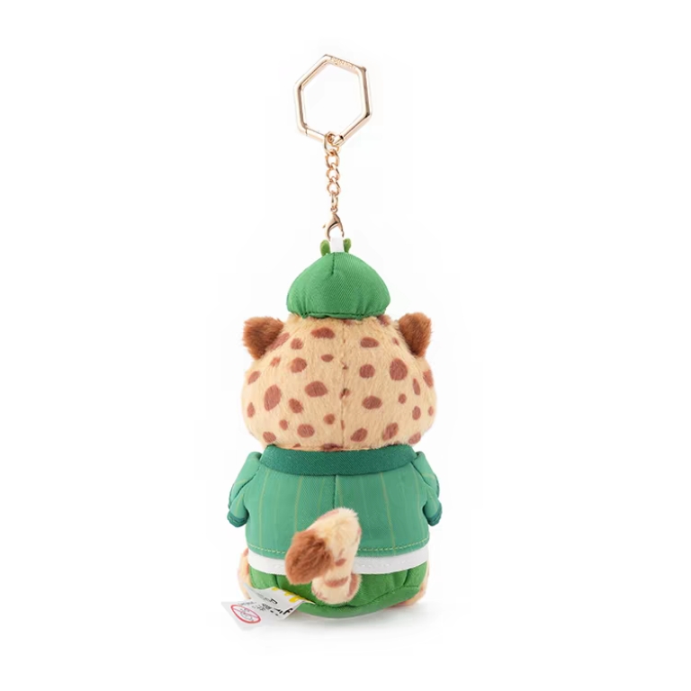 Disney official Panther Officer doll pendant, Zootopia figurine keychain, plush toy bag pendant Specification image