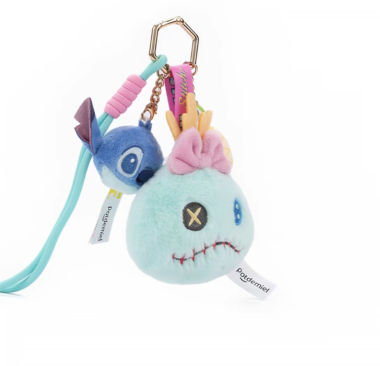 Official Disney Star Baby Stitch plush toy pendant, book pendant, keychain, birthday gift for girls Application Scenario