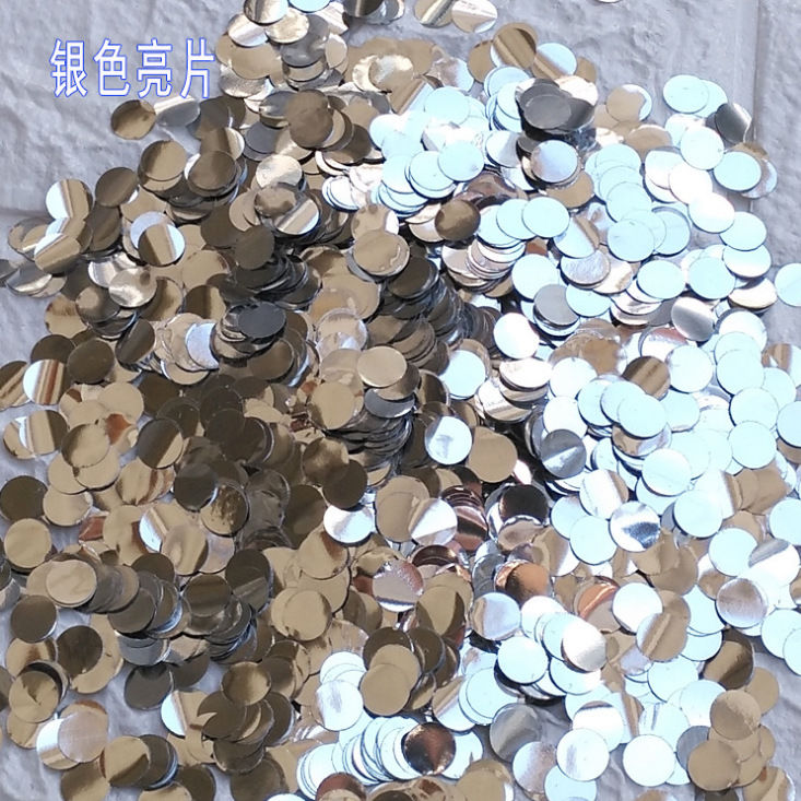1.5 cm round balloon sequins, 500 g bouncy balls, transparent balls, gold, silver, rose gold thin sheet fillers detail image 4