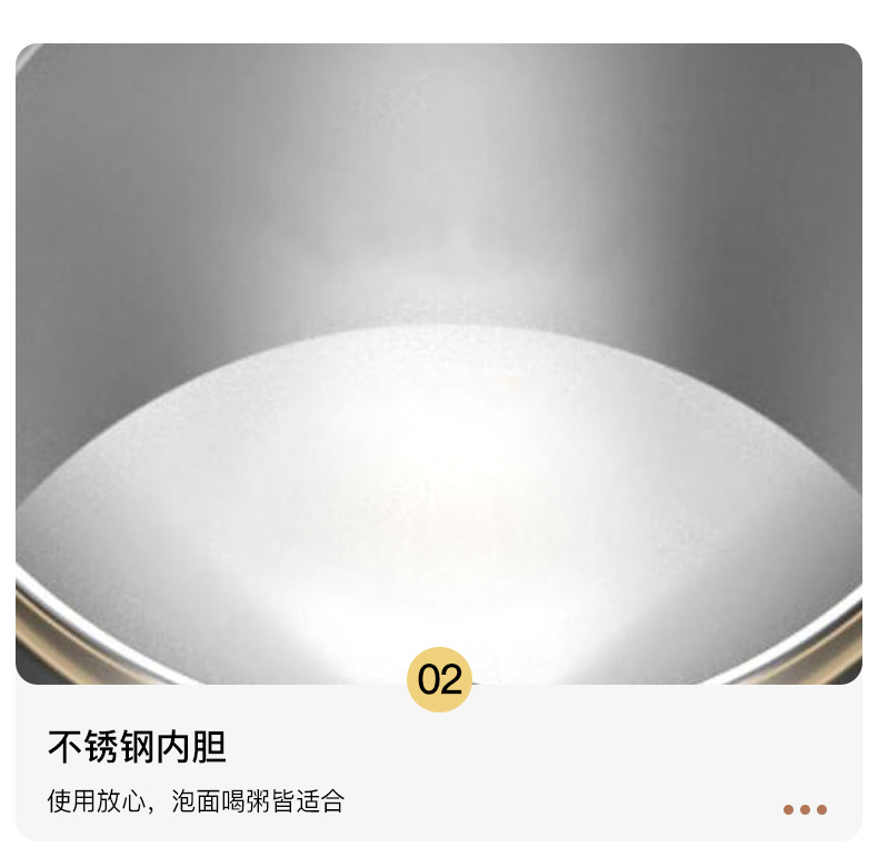 The students in Room M73-5898 have exquisite and cute cartoon-patterned round lunch boxes and portable bowls made of 304 stainless steel detail image 11