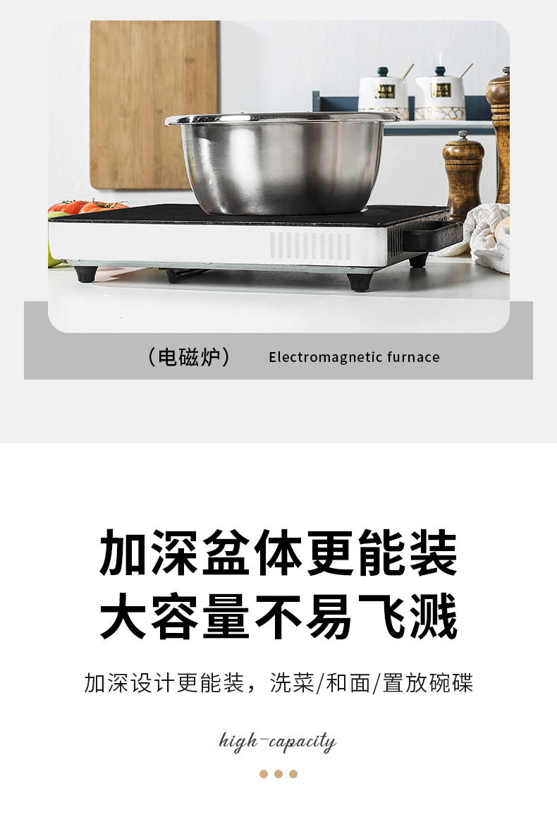 304调料缸洗菜盆沥水篮洗米筛淘米盆厨房神器水果篮多用盆 沥水篮、盆详情13