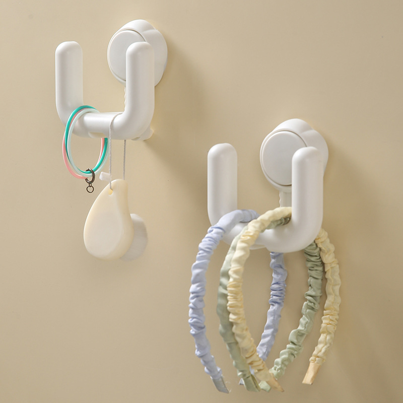 F34-X-73 Bathroom suction cup, slipper rack, non-drilling wall-mounted toilet, bathroom draining rack Item Picture