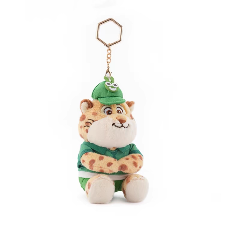 Disney official Panther Officer doll pendant, Zootopia figurine keychain, plush toy bag pendant Application Scenario