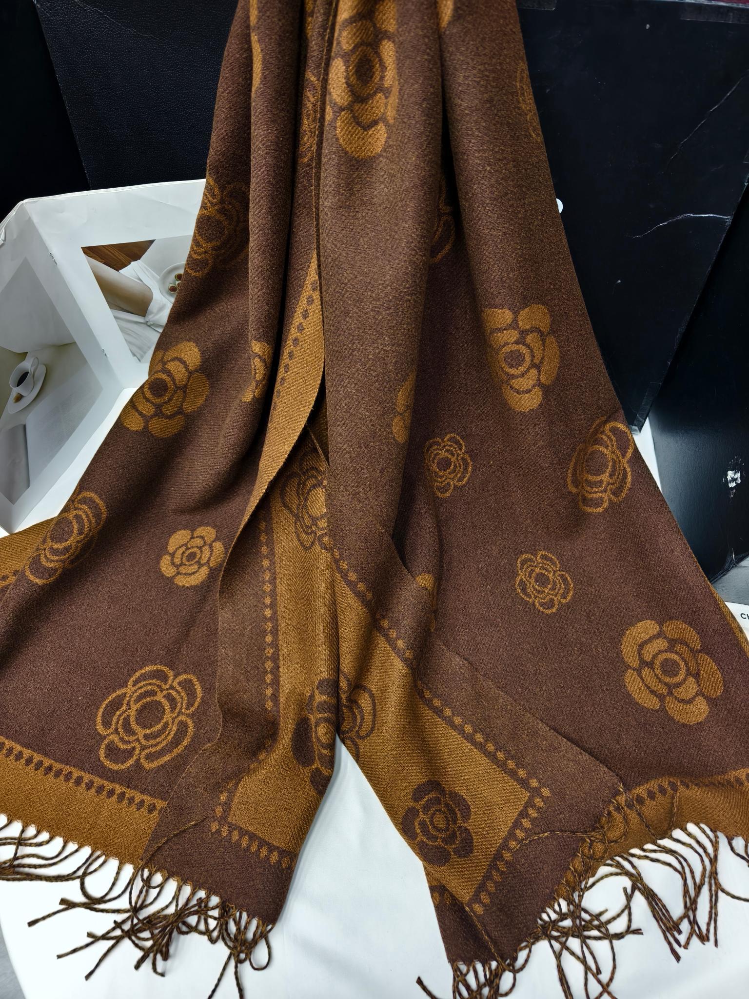 Cross-border in-stock, cross-border scarf wholesale, e-commerce live streaming, supply chain, jacquard frame, camellia