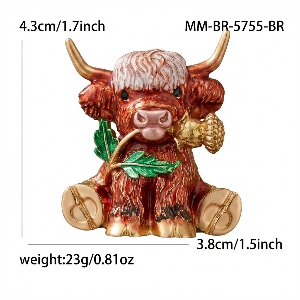 胸针/金榜题名/莫桑钻胸针/胸针复古/吧唧细节图
