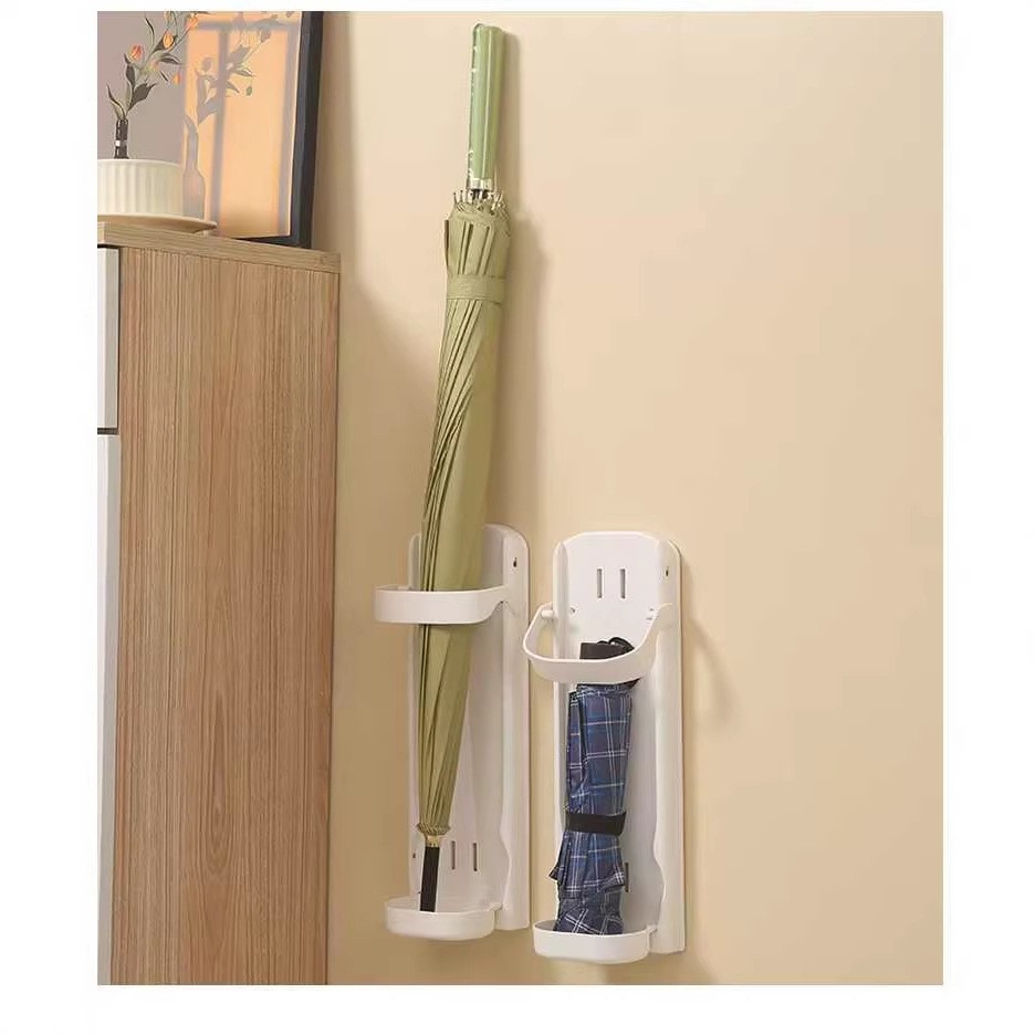 F34-D-67 Umbrella Stand, household umbrella storage stand, wall-mounted umbrella storage at the back of the door, no need for drilling
