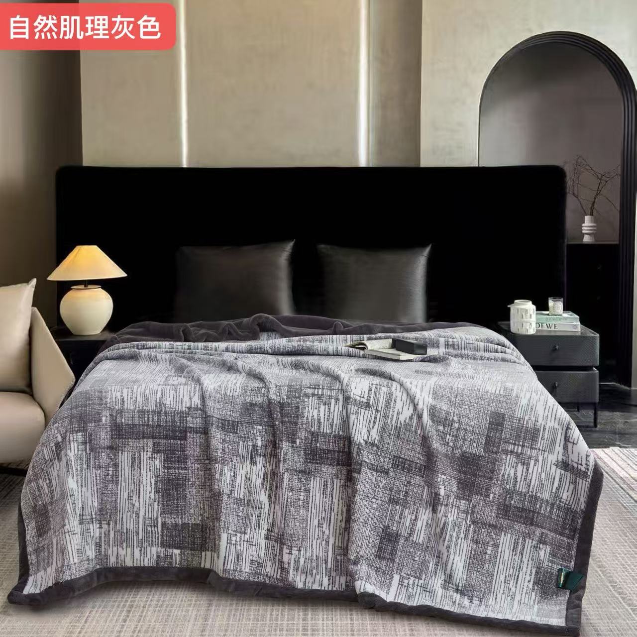 New 2026 snow cotton velvet blanket, thickened composite anti-static cloud blanket, single-layer AB version, all-season multi-purpose craft blanket, gift blanket pic 6