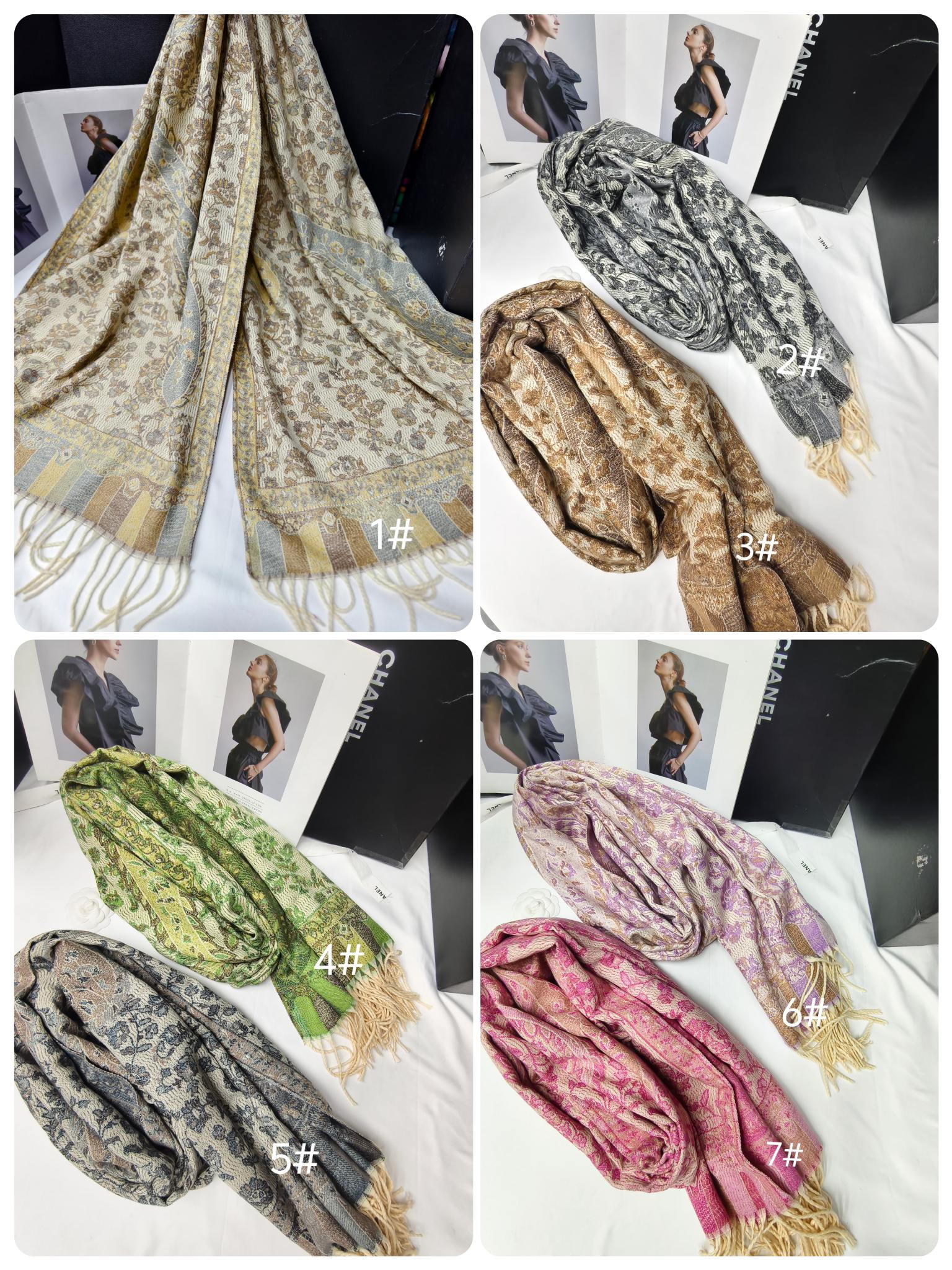ويقوم صدِّرو الوشاح بتوزيع زهور الكاجو الصغيرة الجديدة في سلسلة الإمداد Item Picture
