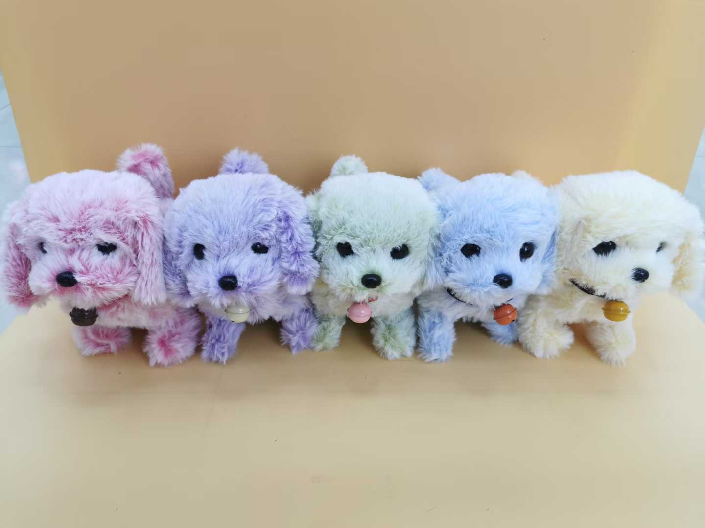 Cute and adorable little puppy dolls that can breathe, wag their tails and bark are electric simulation plush toys. Creative small gifts for your child's girlfriend