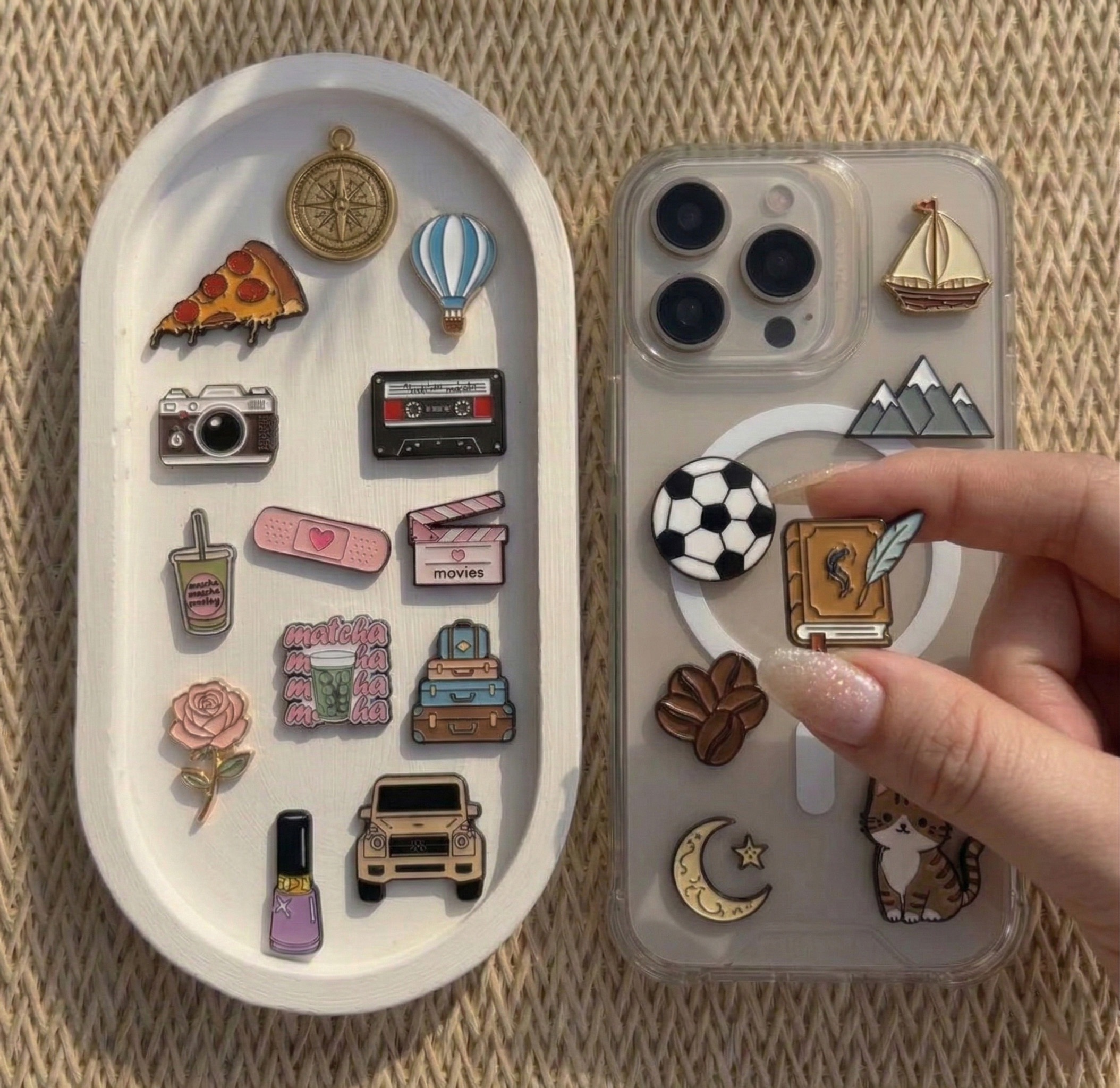 刺绣布贴/华晨宇徽章/吧唧马口铁/仿珐琅/吧唧徽章产品图