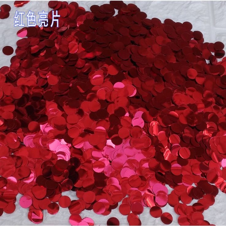 1.5 cm round balloon sequins, 500 g bouncy balls, transparent balls, gold, silver, rose gold thin sheet fillers detail image 3