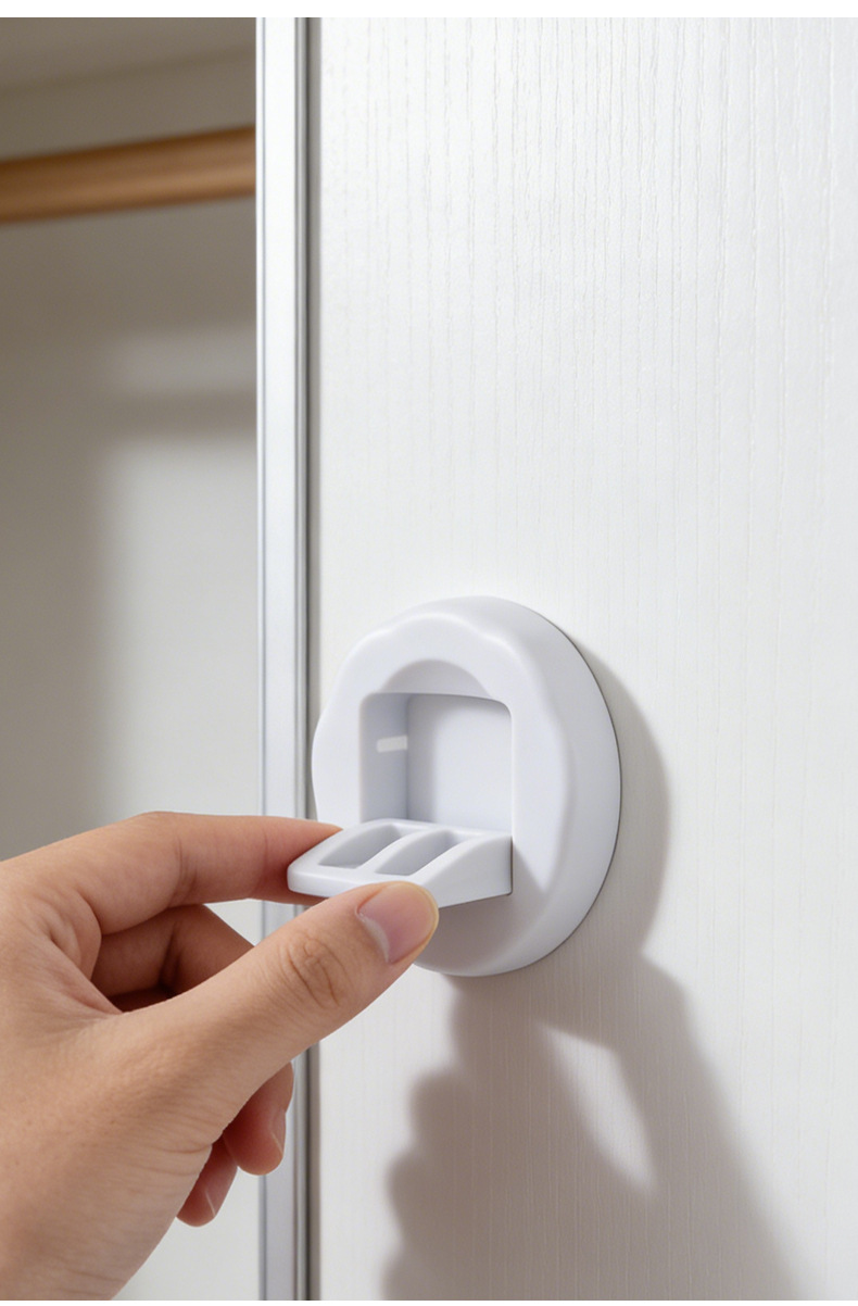 F34-D-66 Door and window lock, children's safety lock, sliding door lock, wardrobe children's safety lock, sliding door lock detail image 9