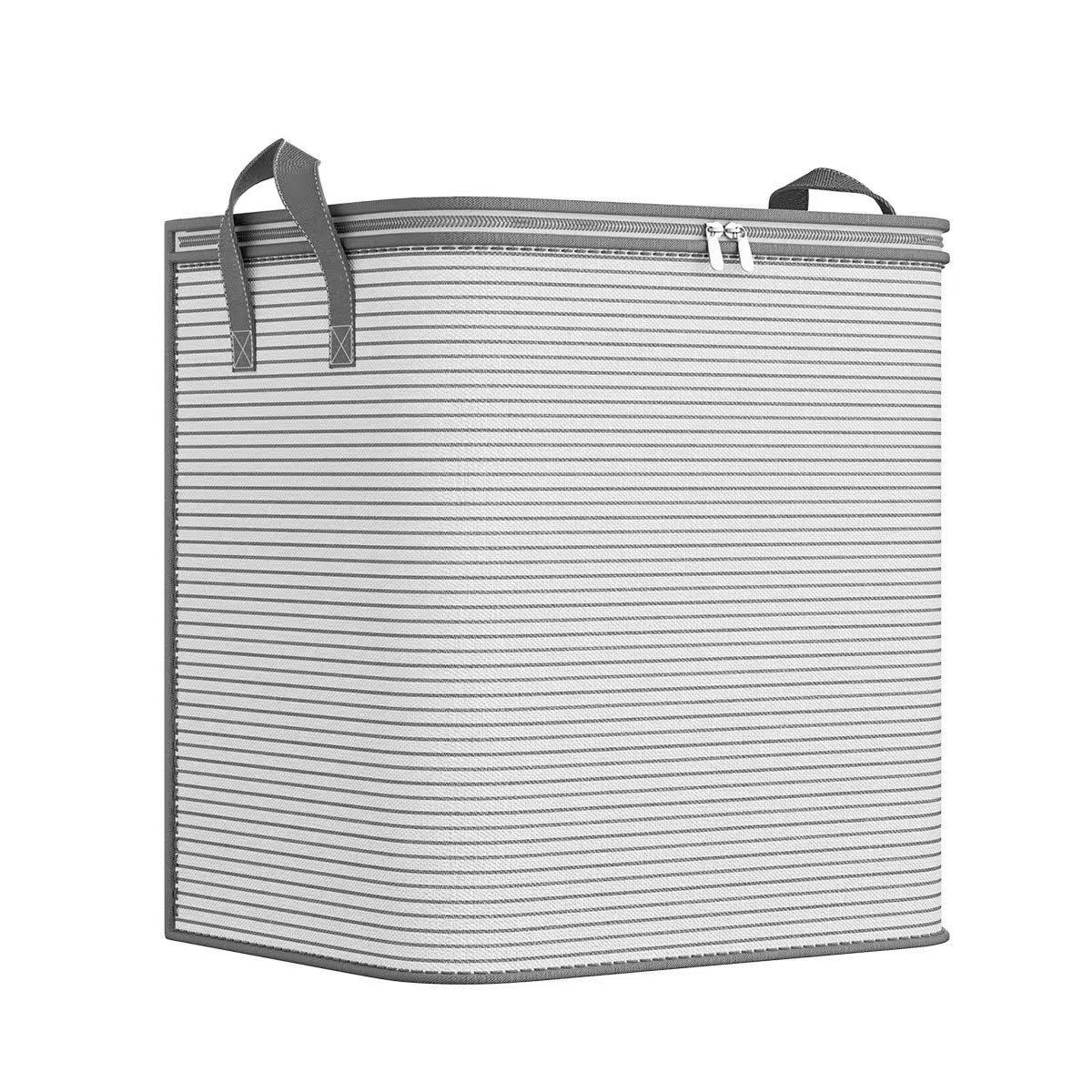 条纹衣服收纳袋大容量整理打包衣物被子收纳