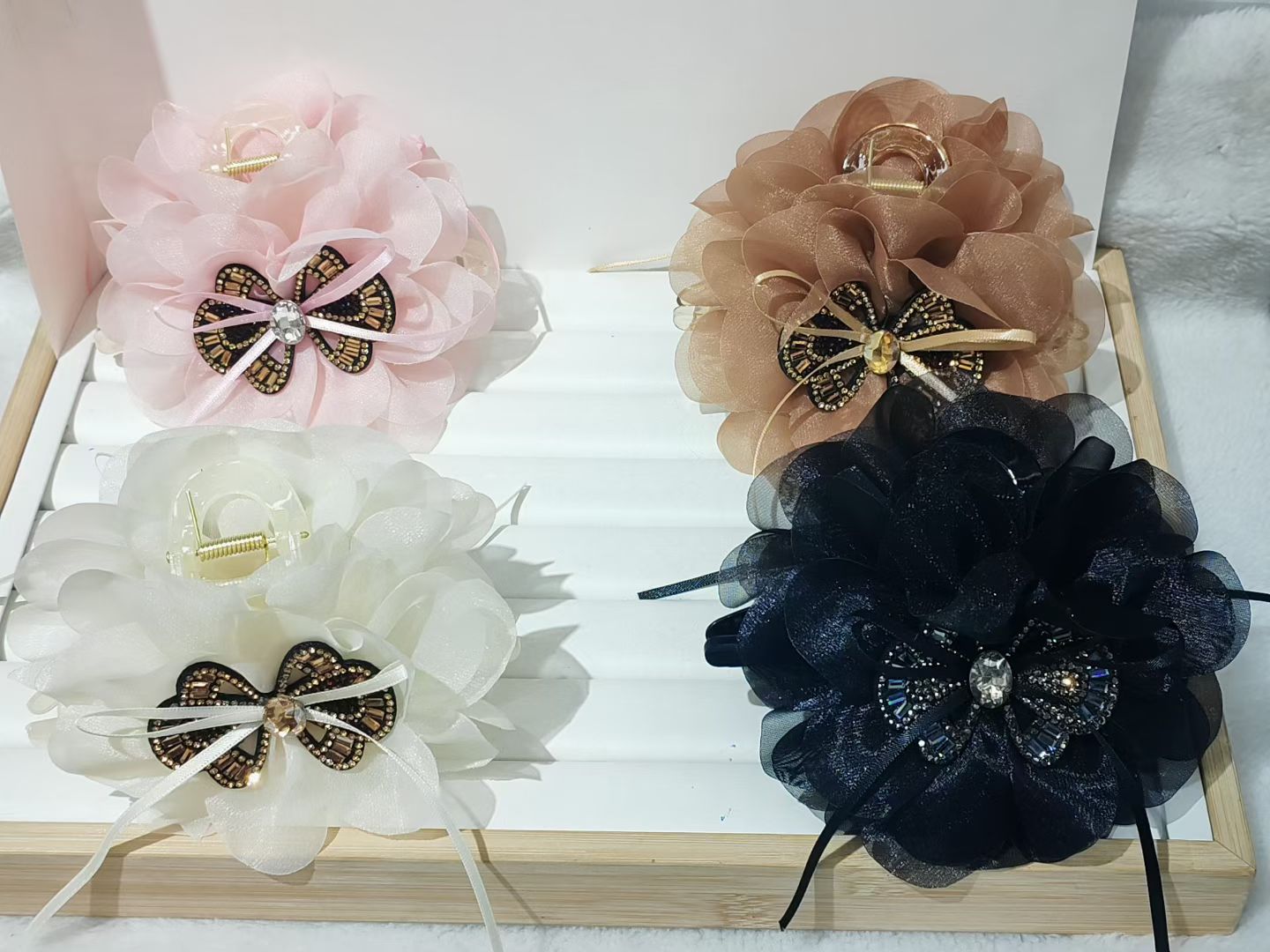 婚礼发饰整盒电话线皮筋派对头箍发梳头饰发饰梳子发饰发饰