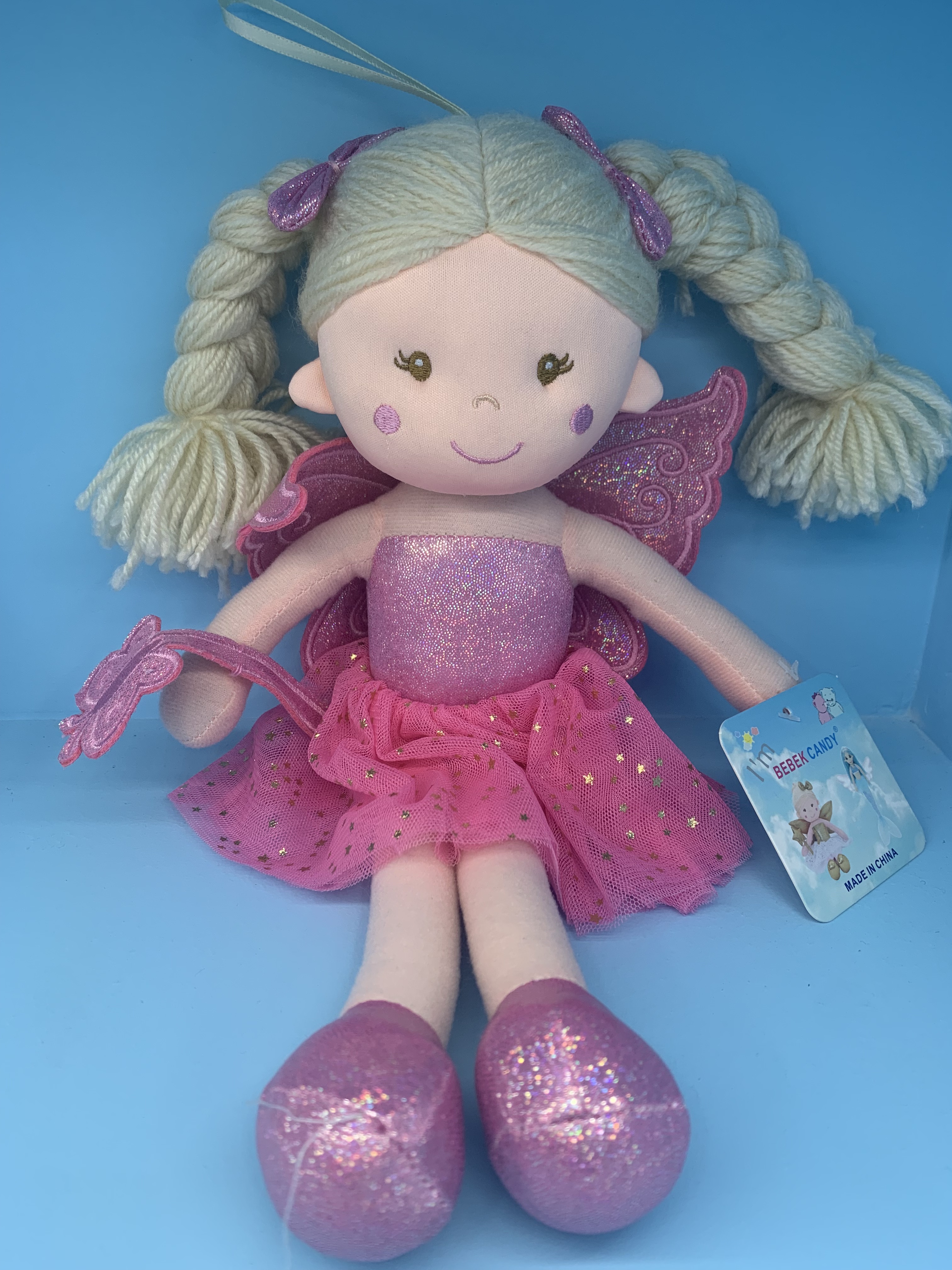 娃娃粉色裙子布娃娃儿童玩偶批发定制布娃娃