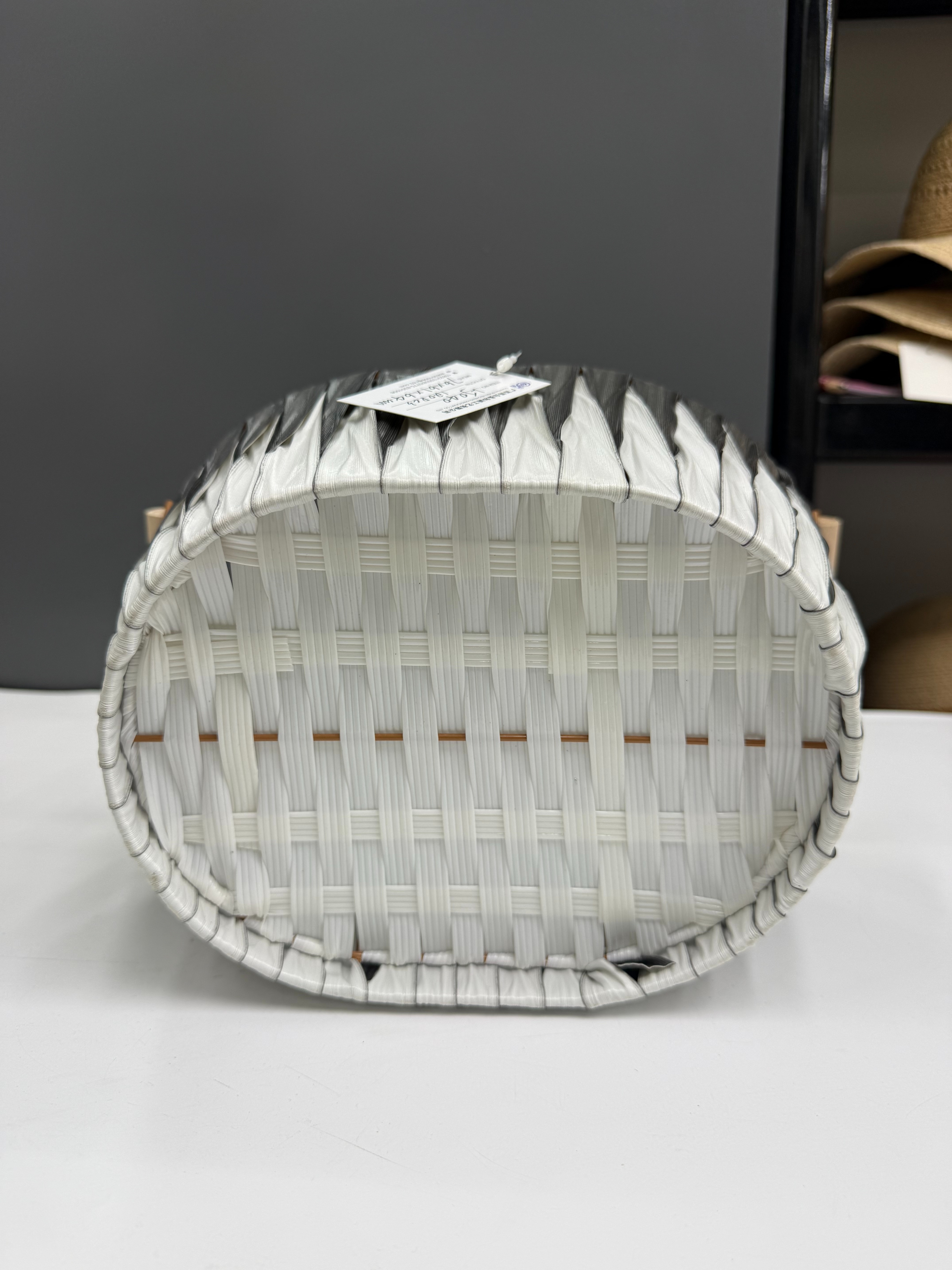 收纳篮/脏衣篓/防藤编收纳篮/收纳/塑料篮子PP料编织带产品图