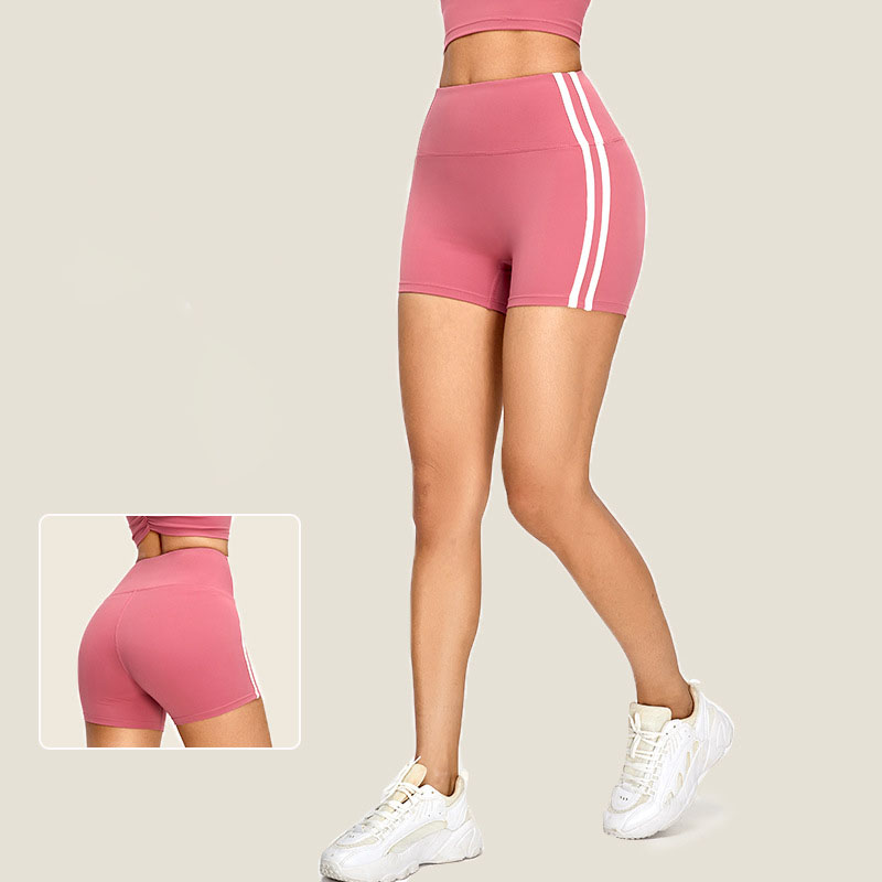 Cross-border summer new yoga shorts, tight hip-lifting hot pants, quick-drying fitness shorts, outerwear running sports shorts for women details Picture