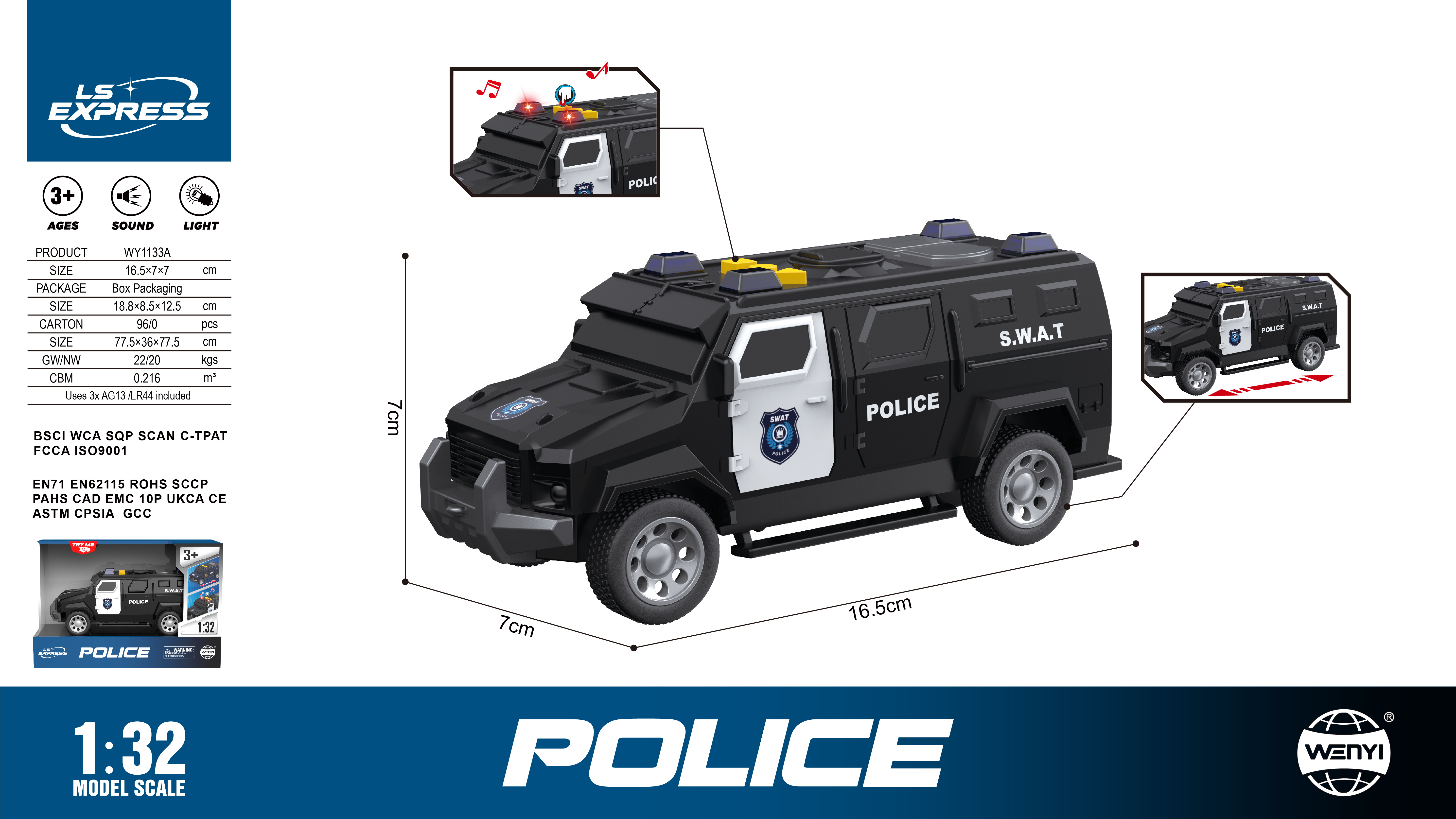 军事/武器模型合金/武器模型/巴雷特/行动三角洲细节图