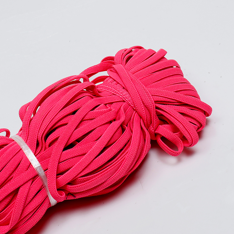 Lazy shoelaces 6mm elastic band children's shoes elastic band high-elasticity and wear-resistant shoe materials and accessories in stock wholesale details Picture