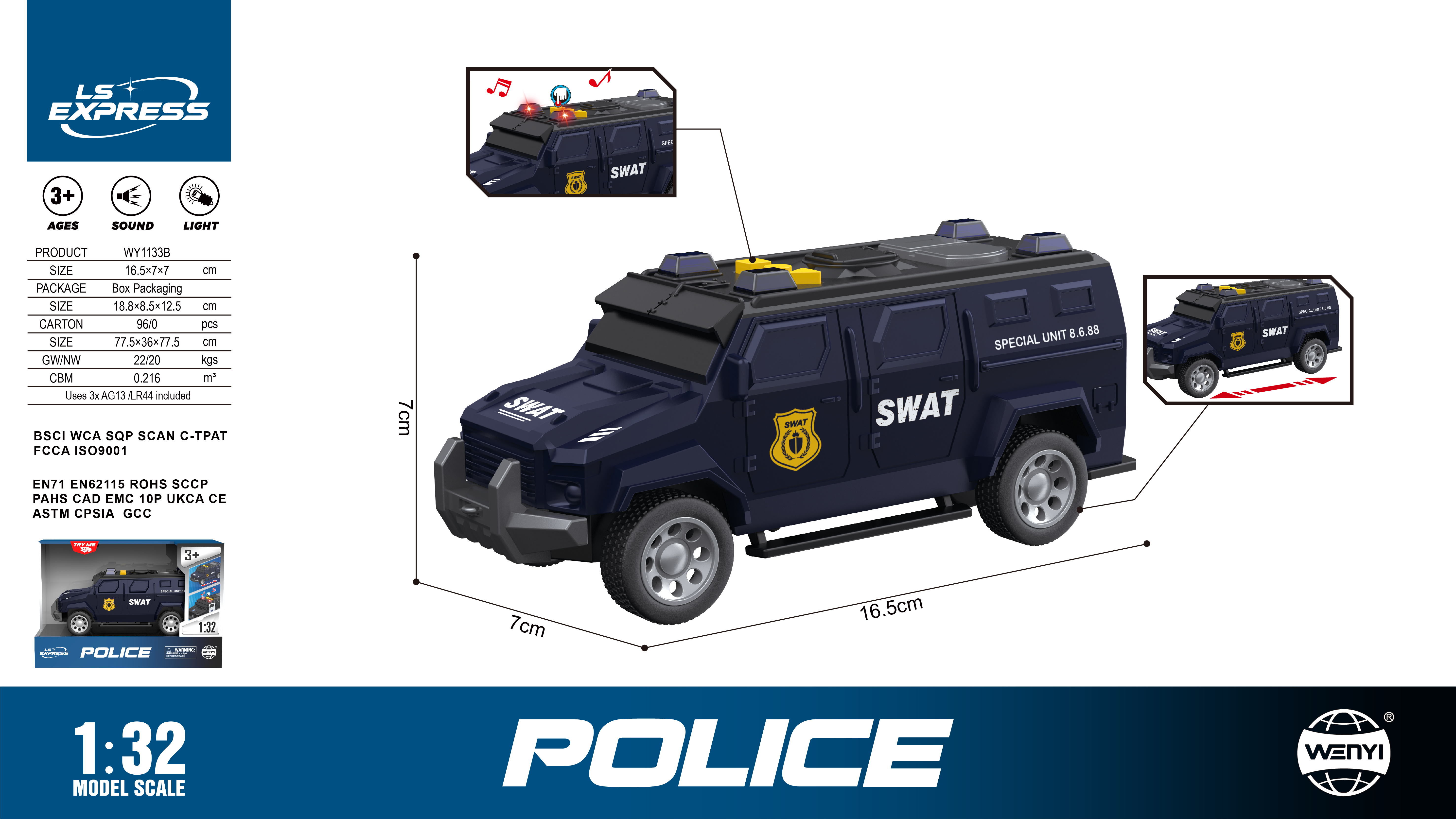 军事/武器模型合金/武器模型/巴雷特/行动三角洲产品图