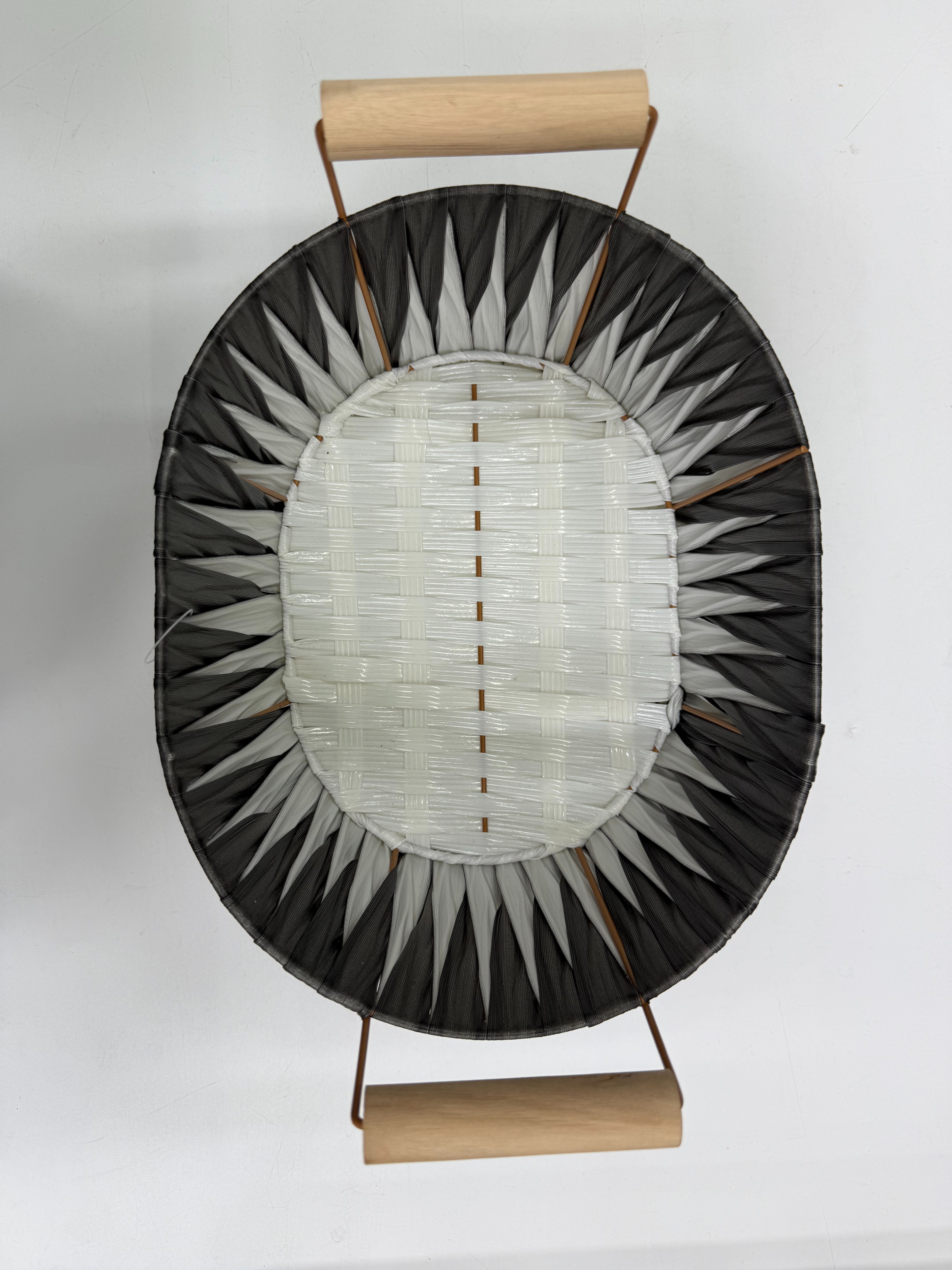 收纳篮/脏衣篓/防藤编收纳篮/收纳/塑料篮子PP料编织带细节图