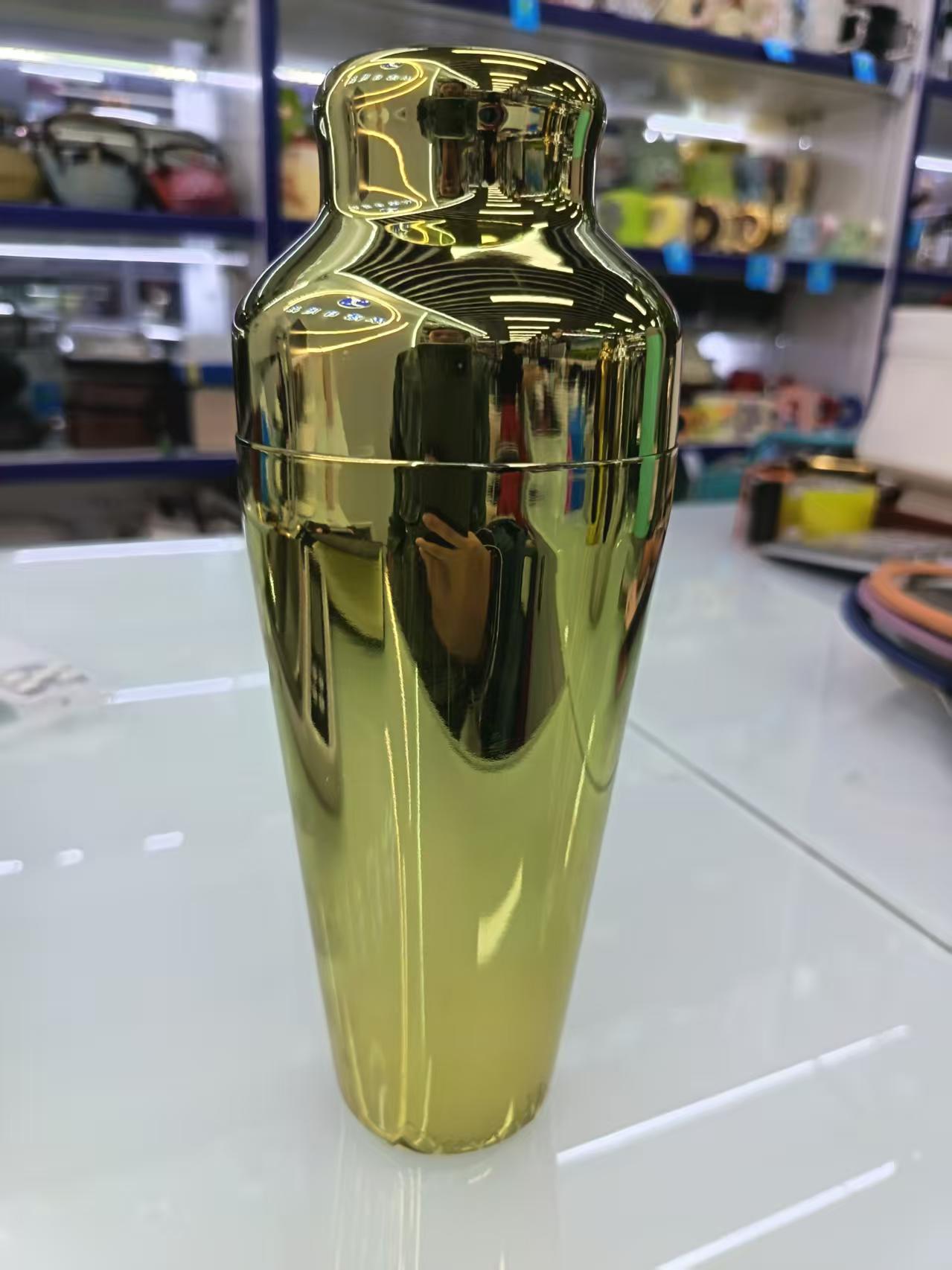 Russian pure titanium wine pot, 1kg silver pot, metal cocktail shaker, red wine bottle, decanter, wine gift box set details Picture