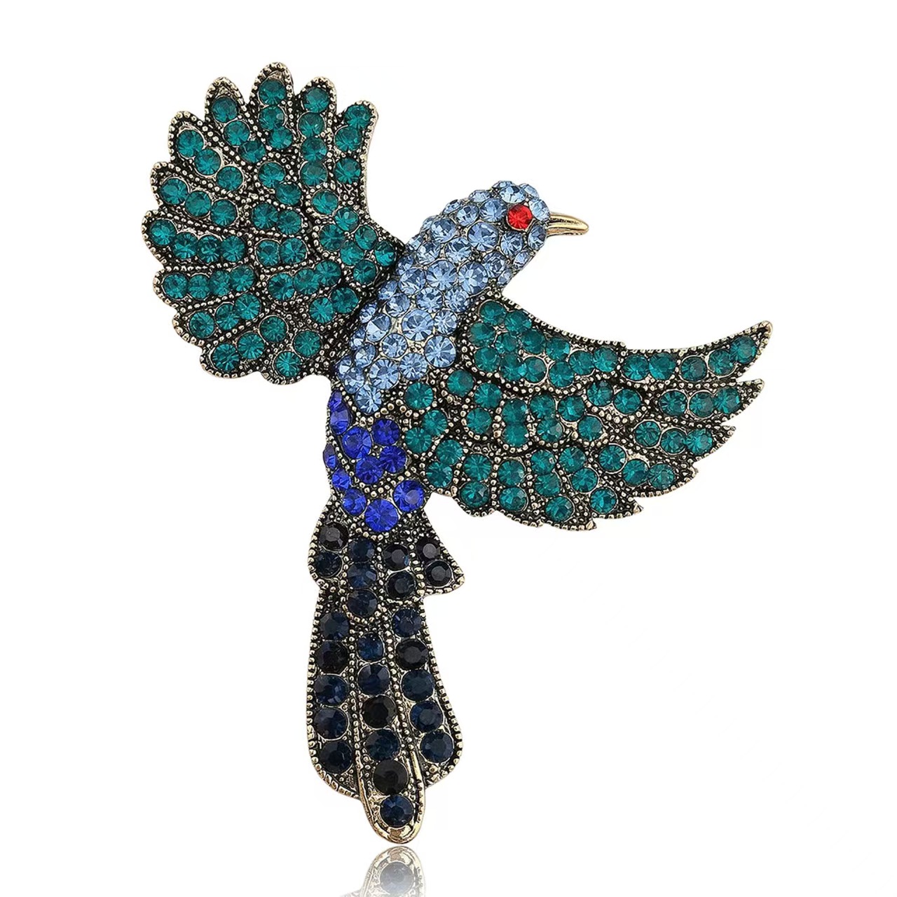 胸针/金榜题名/莫桑钻胸针/胸针复古/吧唧白底实物图