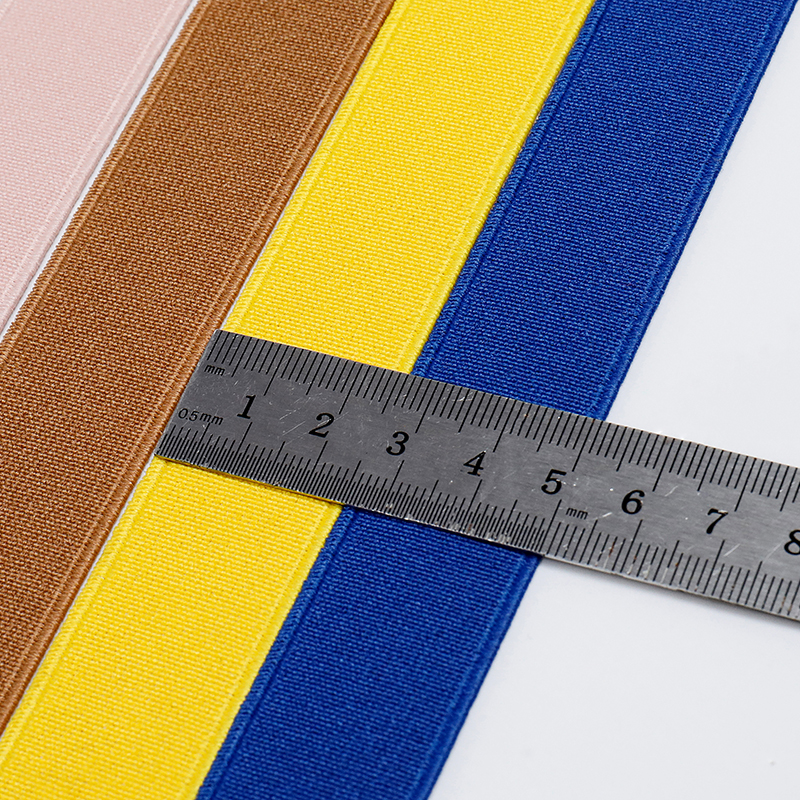 1-4cm multi-specification high-elasticity thickened and widened elastic band, universal accessories for clothing, shoes and bags, multiple colors available, customizable, factory direct sales pic 4