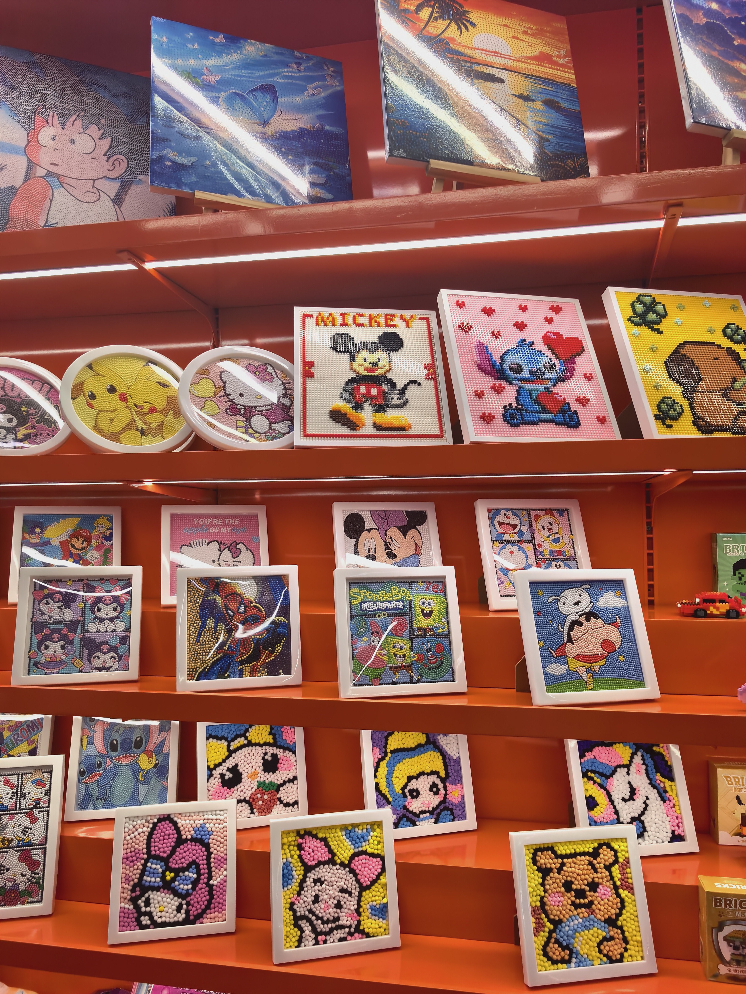 钻石画，乐高积木解压玩具细节图