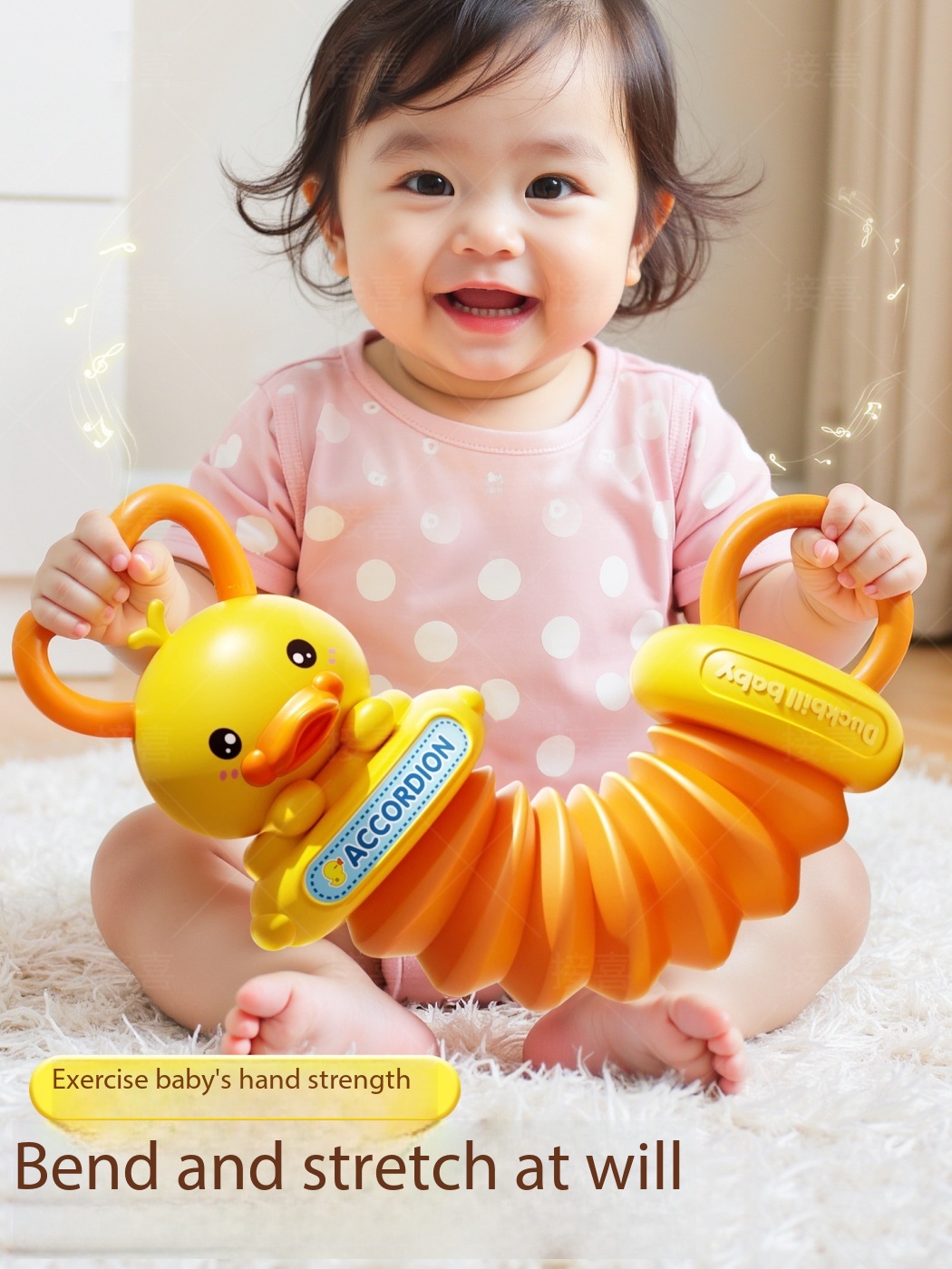 Baby Fun Little Yellow Duck Toys Organ Baby Education Organ 详情3