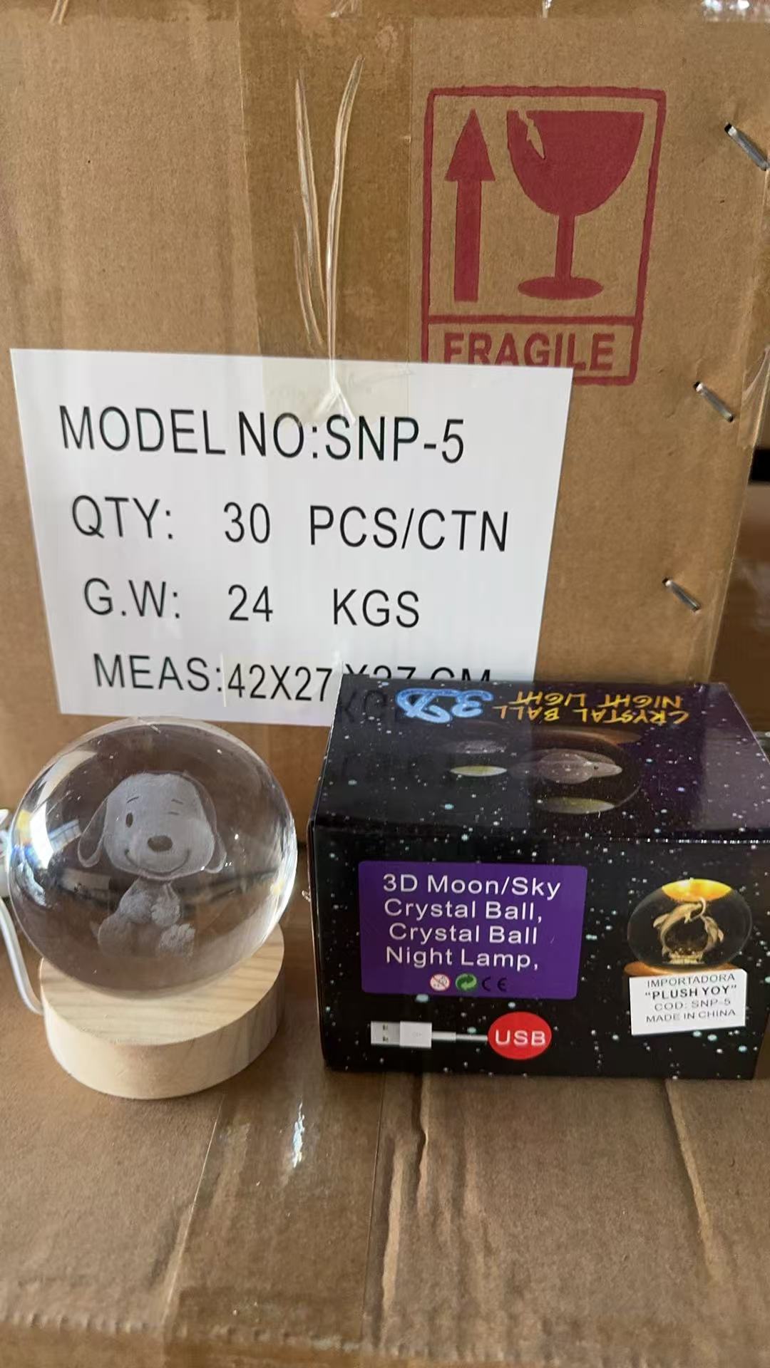 水晶工艺品实物图