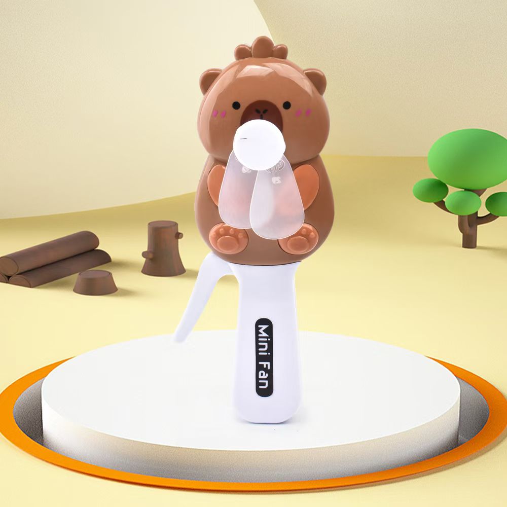 夏日必备手压风扇卡通造型细节图