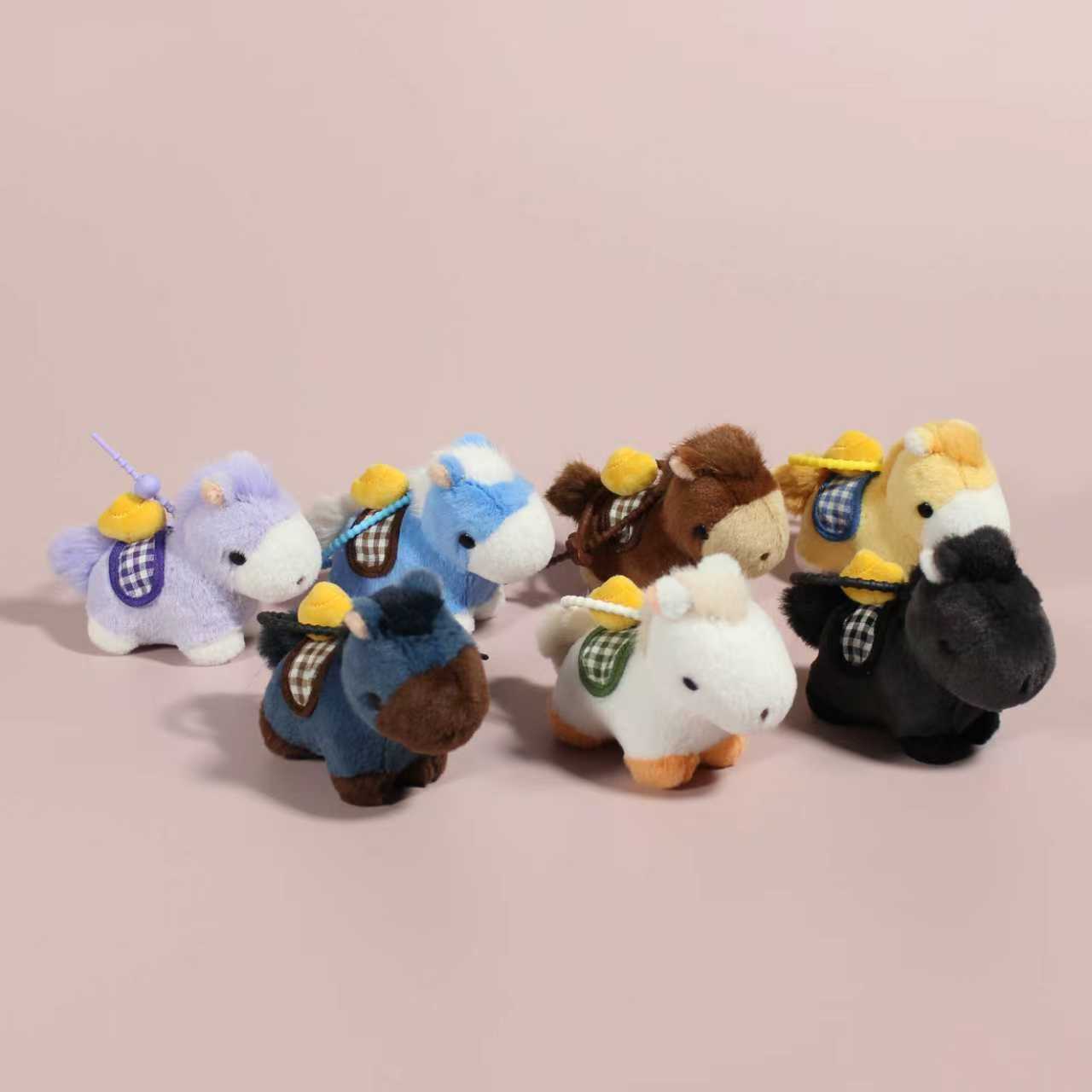 2026年爆款潮玩萌趣小马玩偶，色彩缤纷，萌翻全场！AI星星人马毛绒玩具AI玩具可爱软萌抱枕玩偶 plush