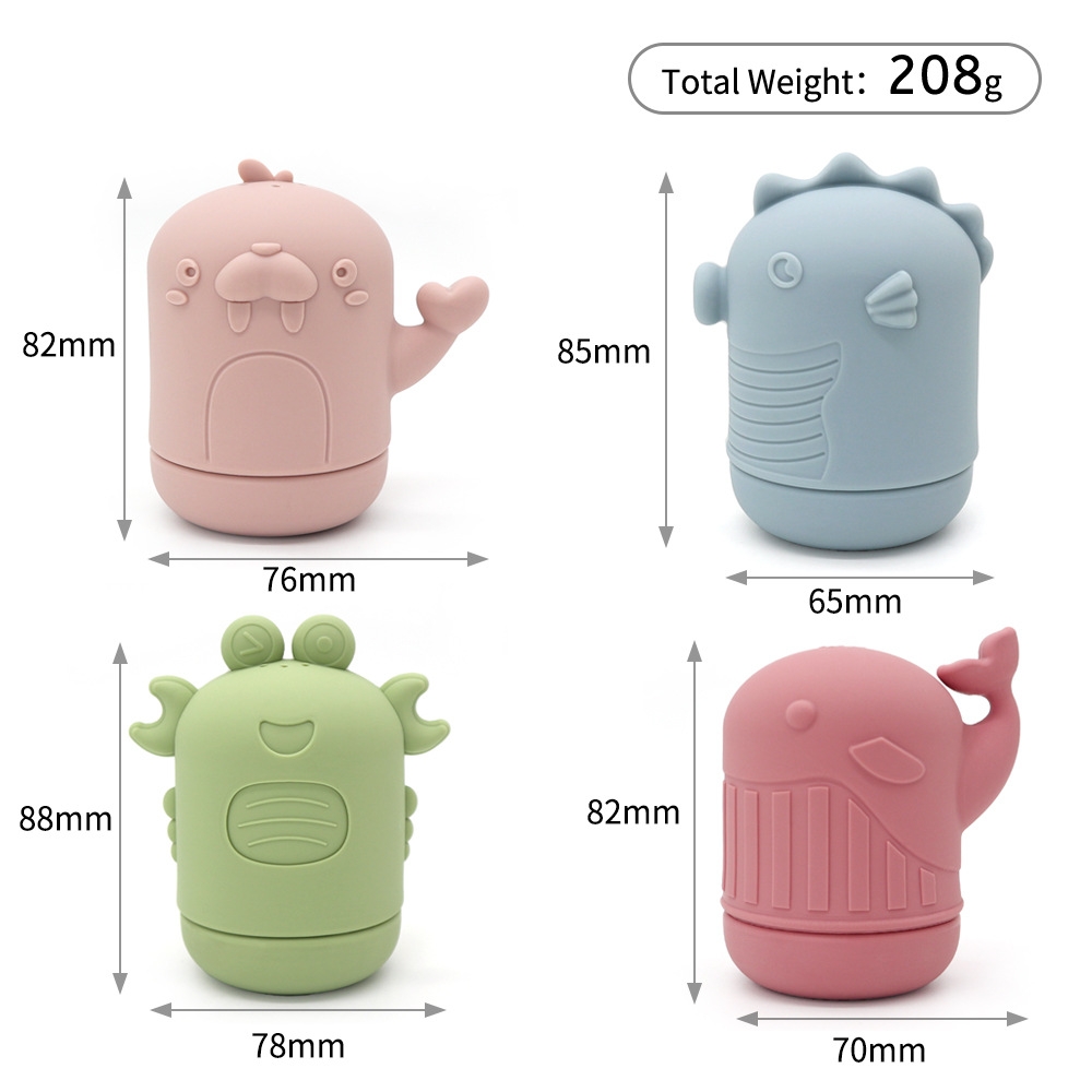 Food-grade silicone children’s bath toys cartoon toys