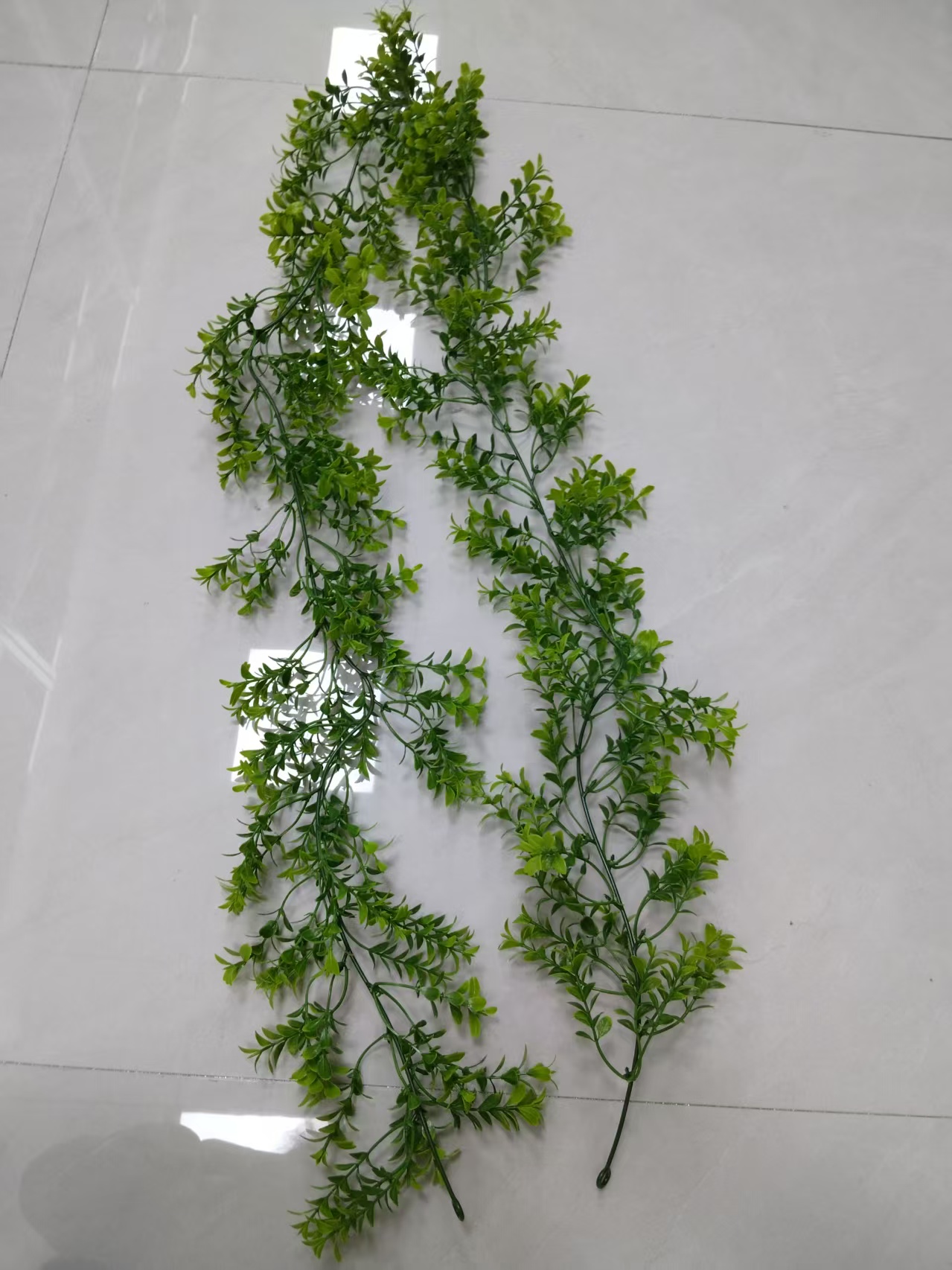 仿真72目仿真塑料水草藤条DIY装饰工艺塑料水草绿植花藤吊仿真藤条花枝配件自然装饰