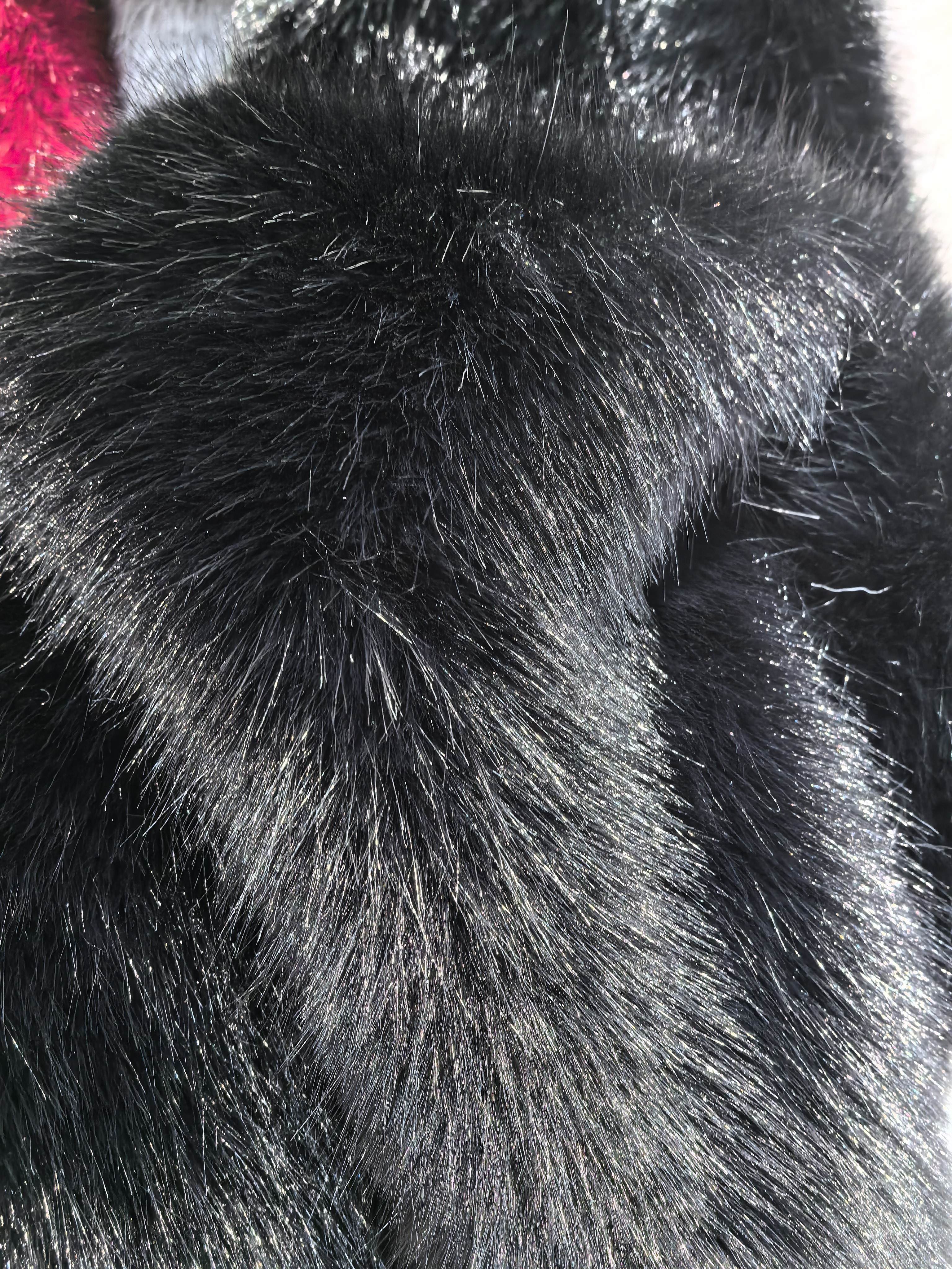 1200-gram big fox fur hat fur lint fabric and accessory materials in stock detail image 5