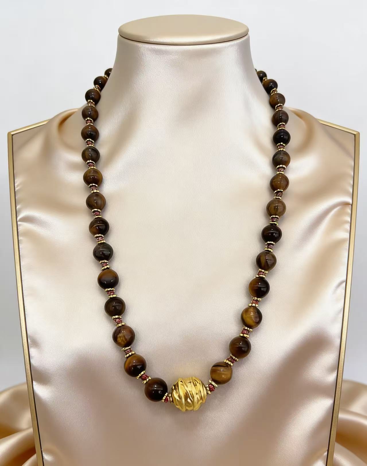 天然石项链女款气质 法式轻奢 通透原石 通勤叠戴 极简款详情3