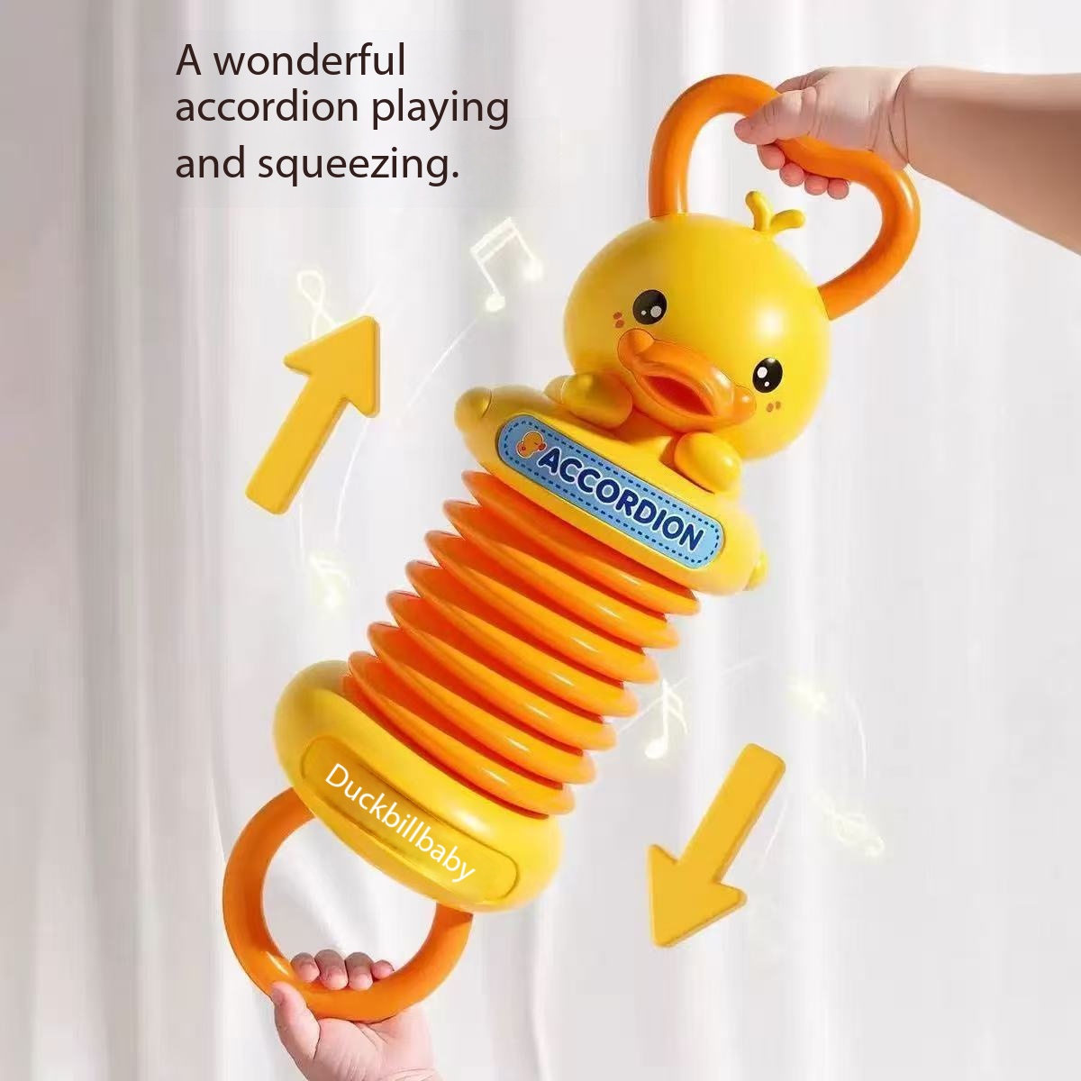 Baby Fun Little Yellow Duck Toys Organ Baby Education Organ 