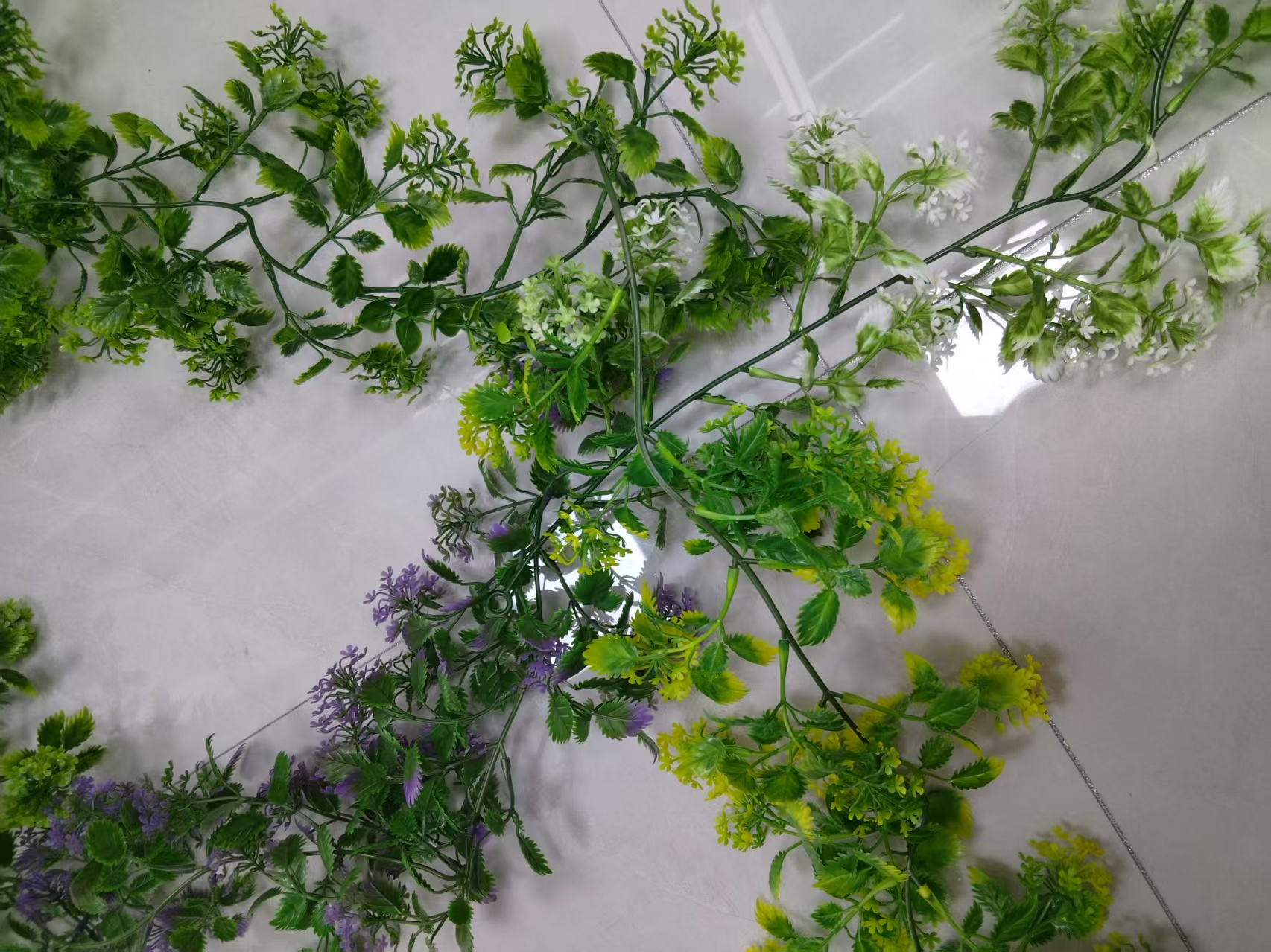 串花藤吊/仿真花/仿真花阿马尔菲柠檬/仿真藤条/花枝配件产品图