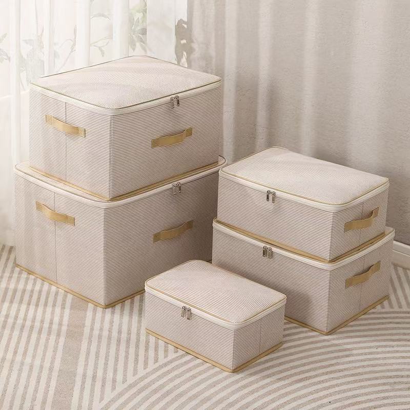 收纳箱/百纳箱棉麻/收纳/露营收纳箱/收纳篮细节图